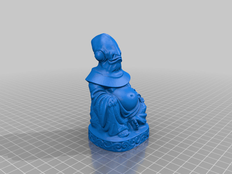 Admiral Akbar | The Original Pop-Culture Buddha 3d model