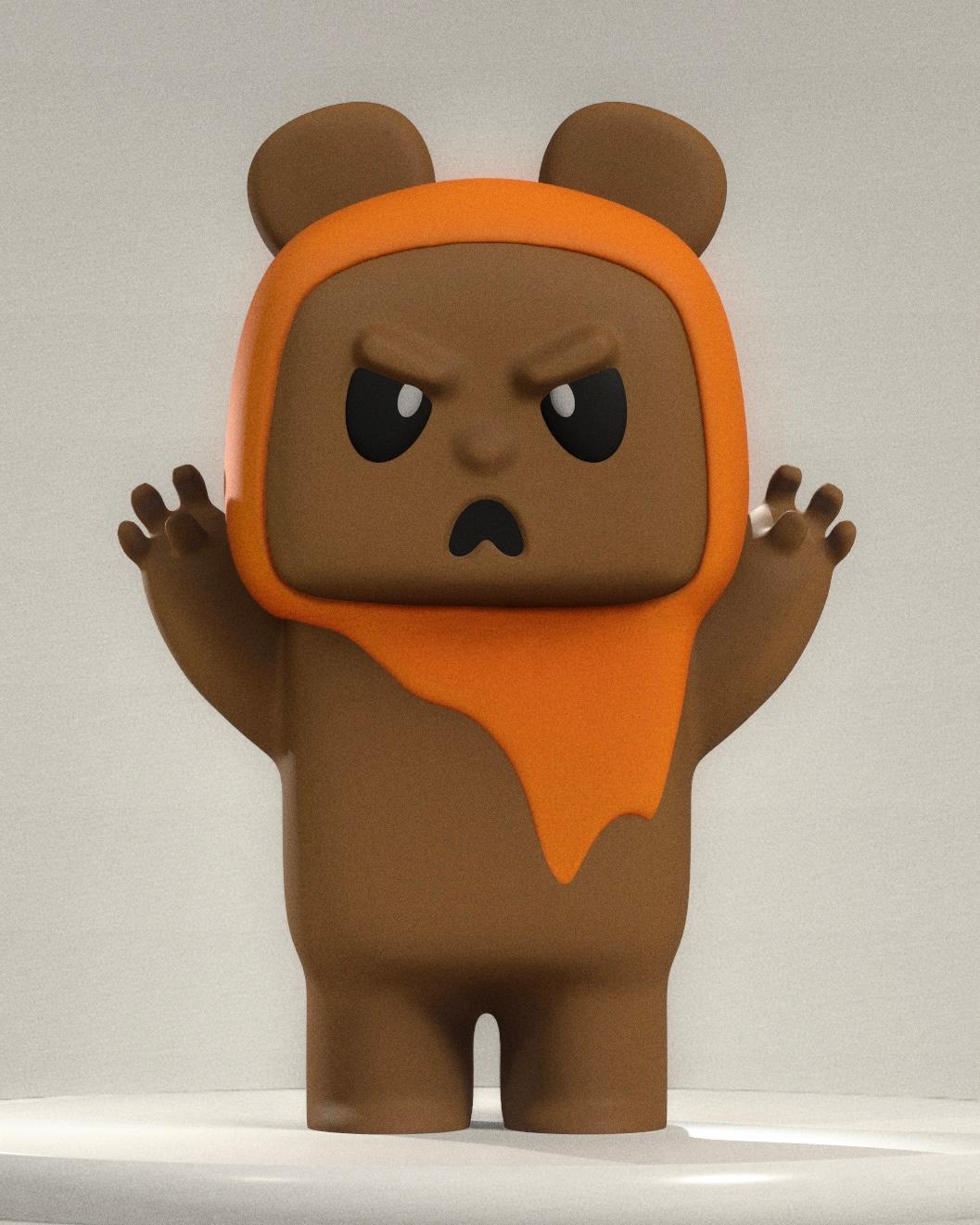 Ewok - Star Wars - No Support 3d model