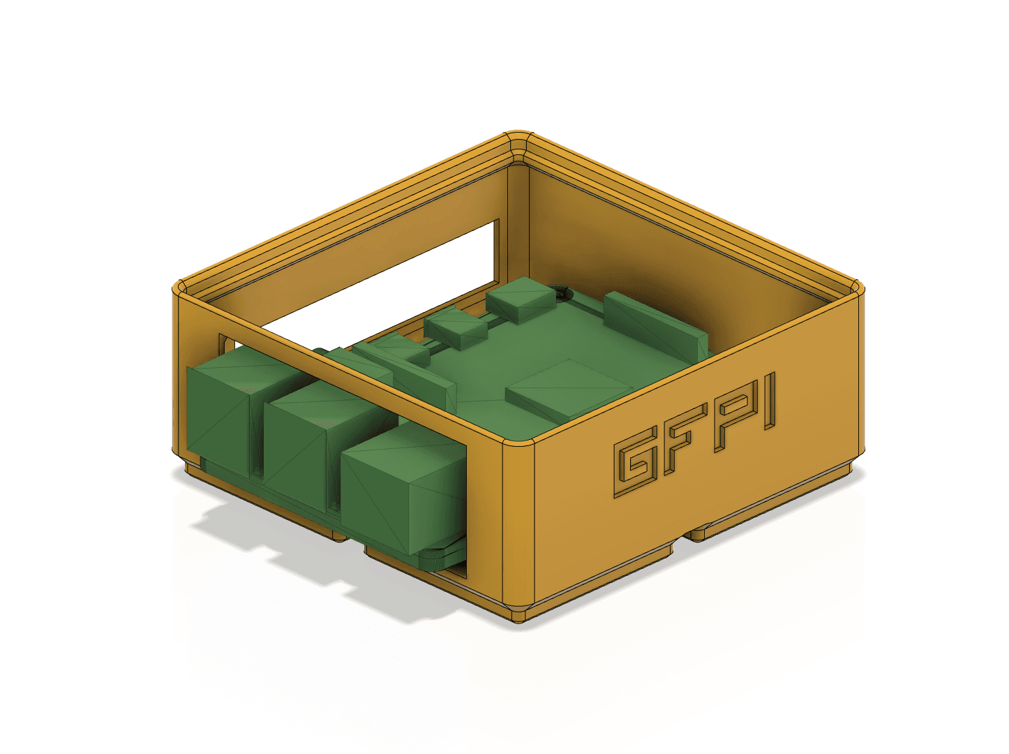 #Gridfinity Raspberry Pi Case 3d model