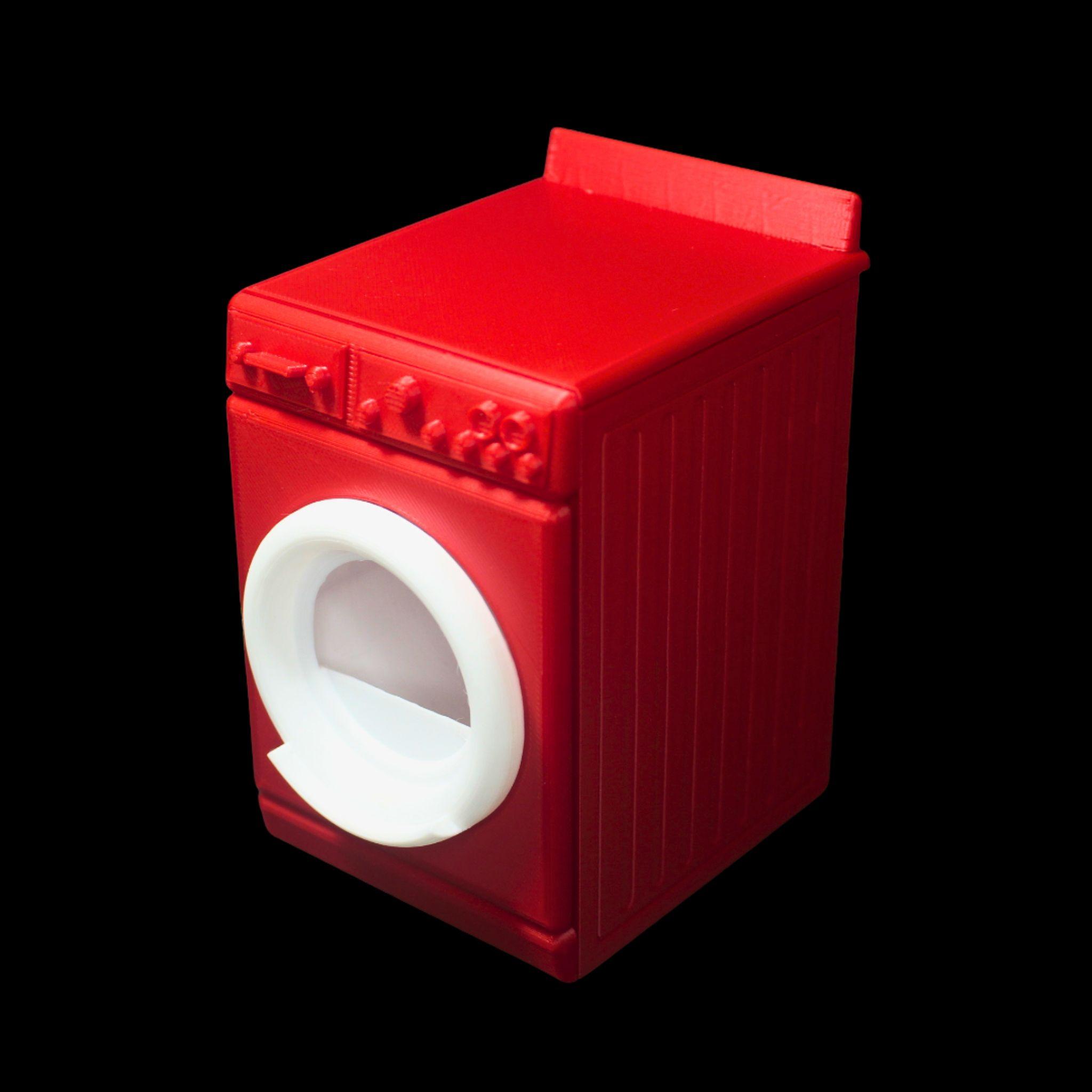 Mini Object | Mini Washing Machine Retro 3d model