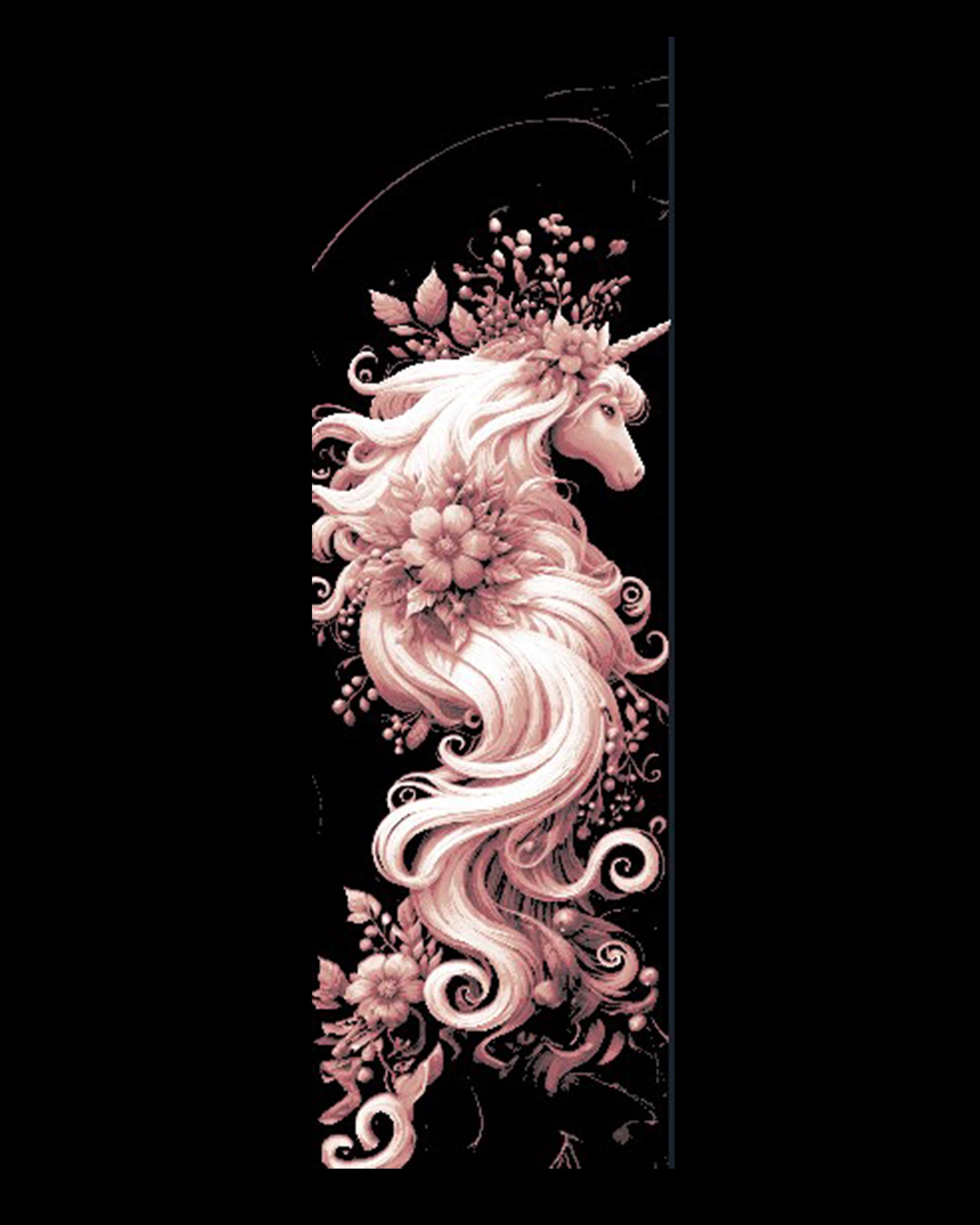 Fantasy Flourishes of the Beautiful Unicorn - Set of 3 Bookmarks 3d model