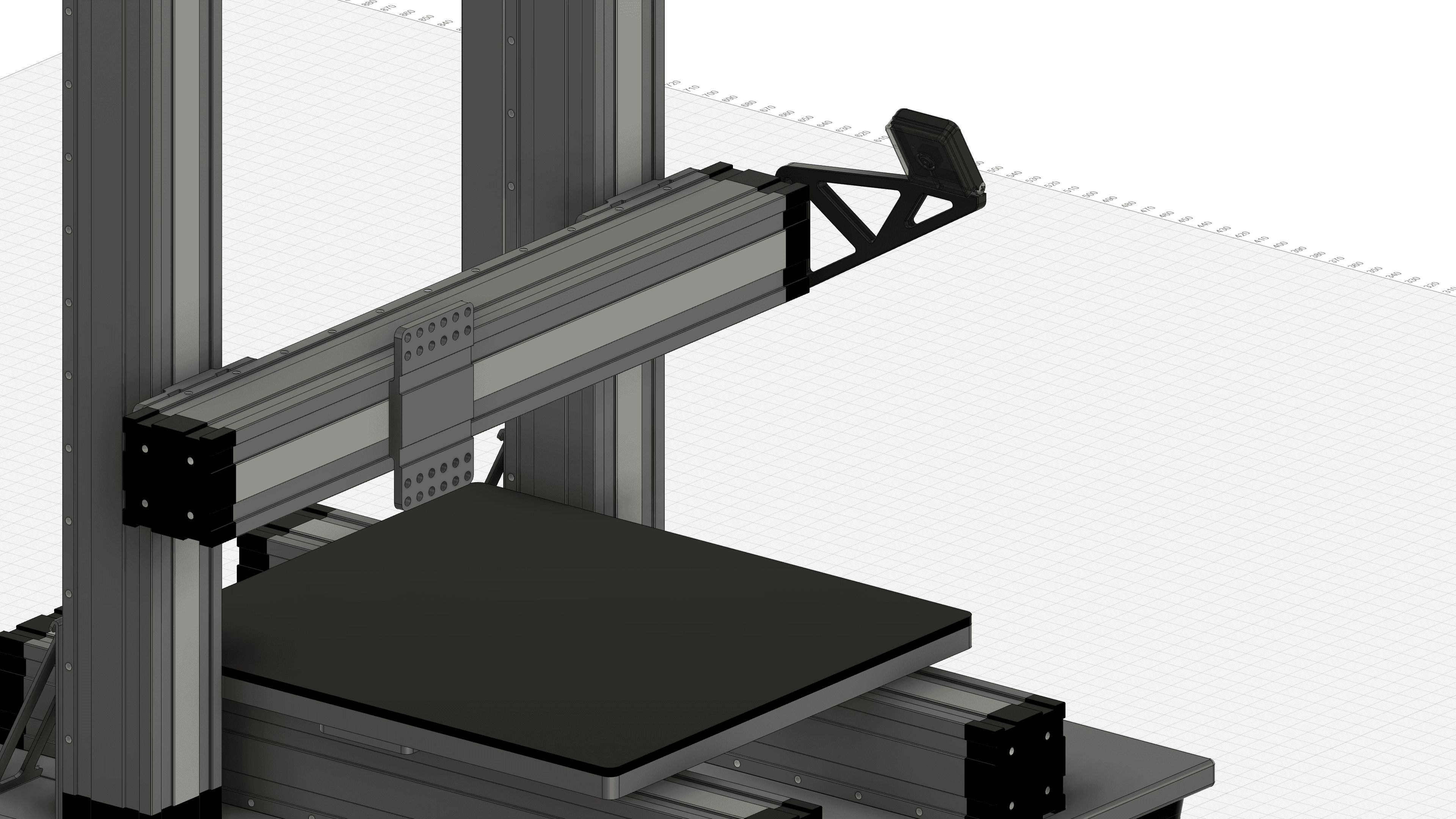 Snapmaker 2.0 Raspberry Pi Camera Mount for Octoprint 3d model