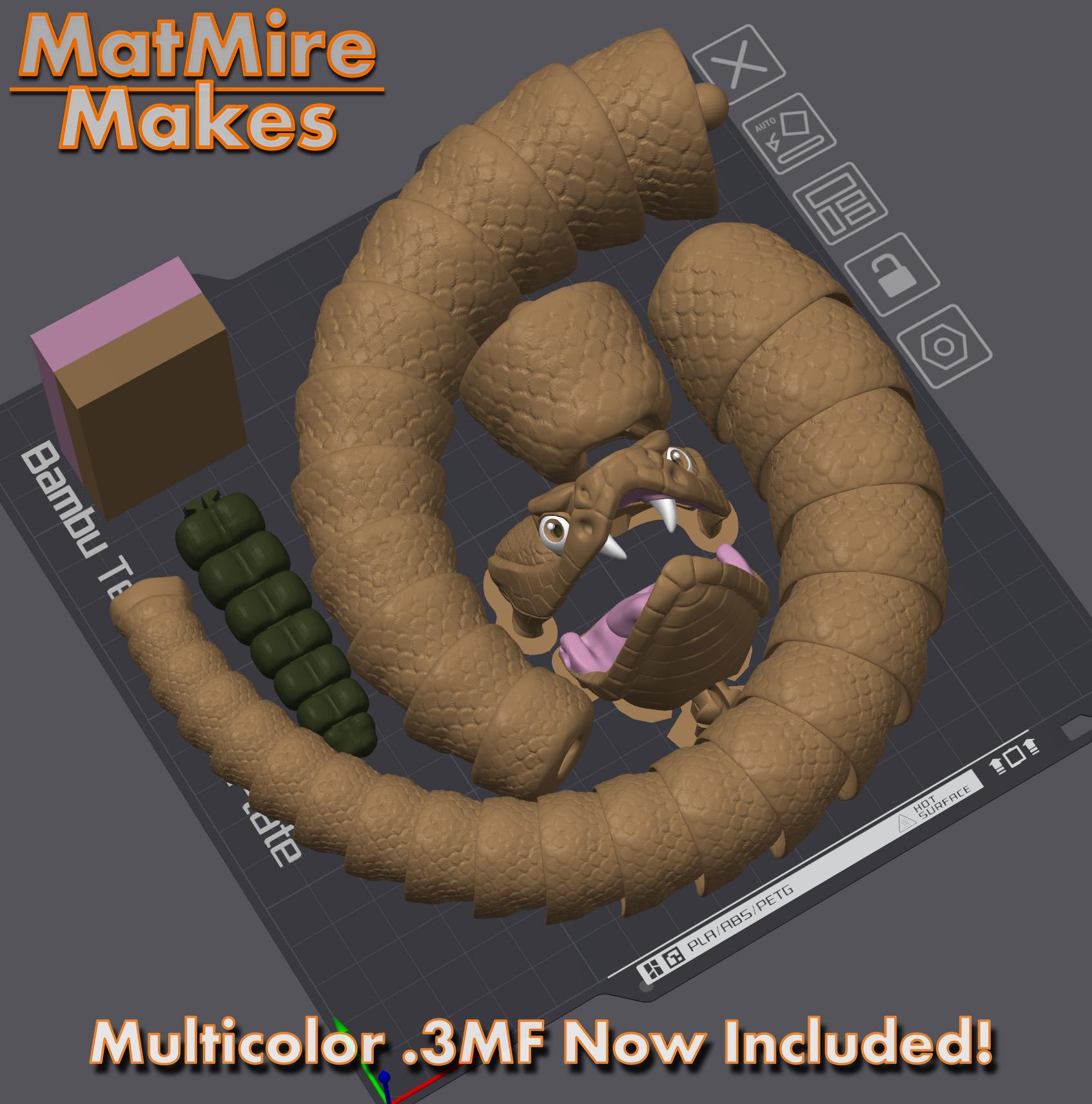 Rattlesnake - Articulated Figure 3d model