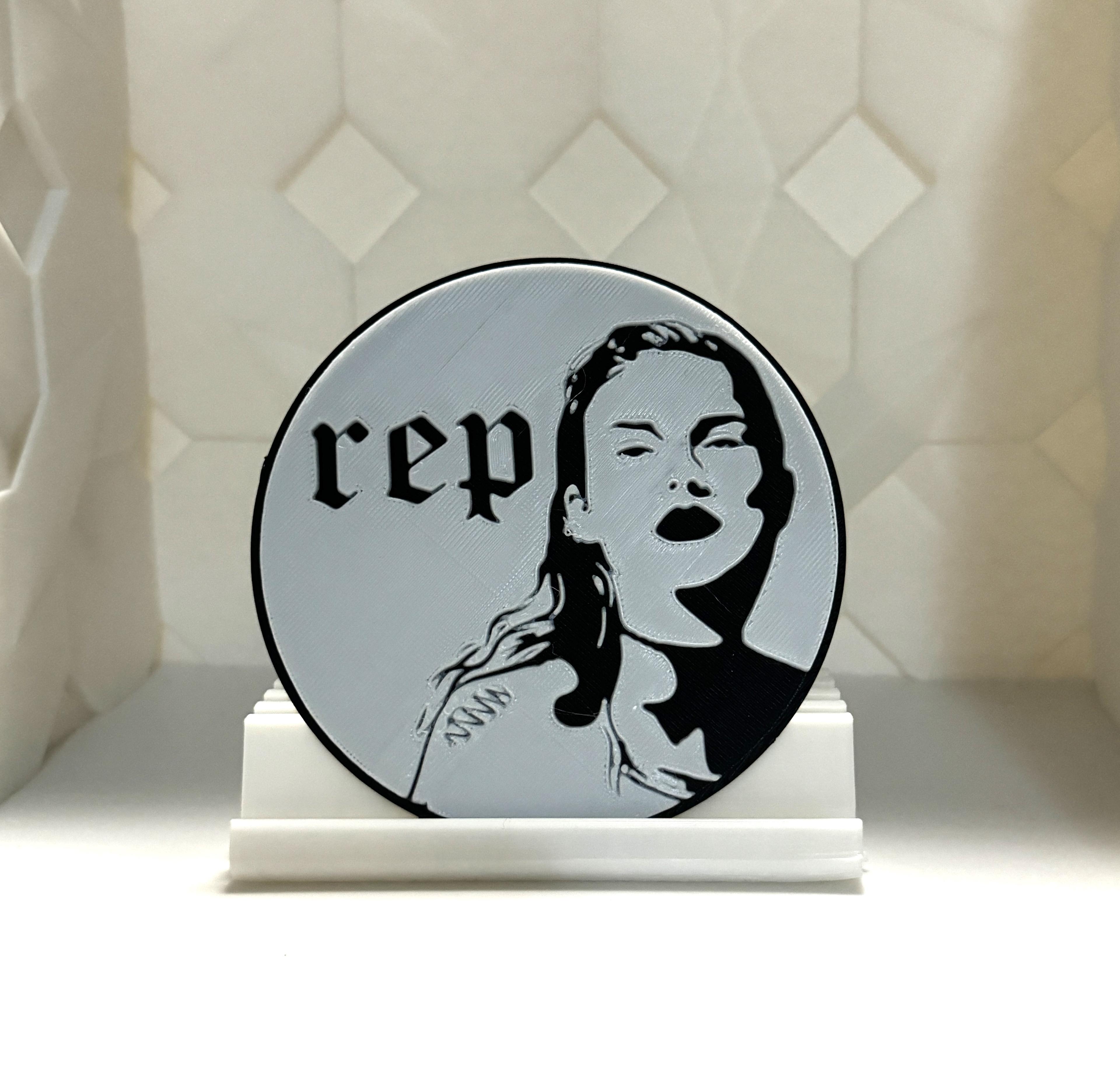 Taylor Swift Themed Coasters - Set of 4  3d model