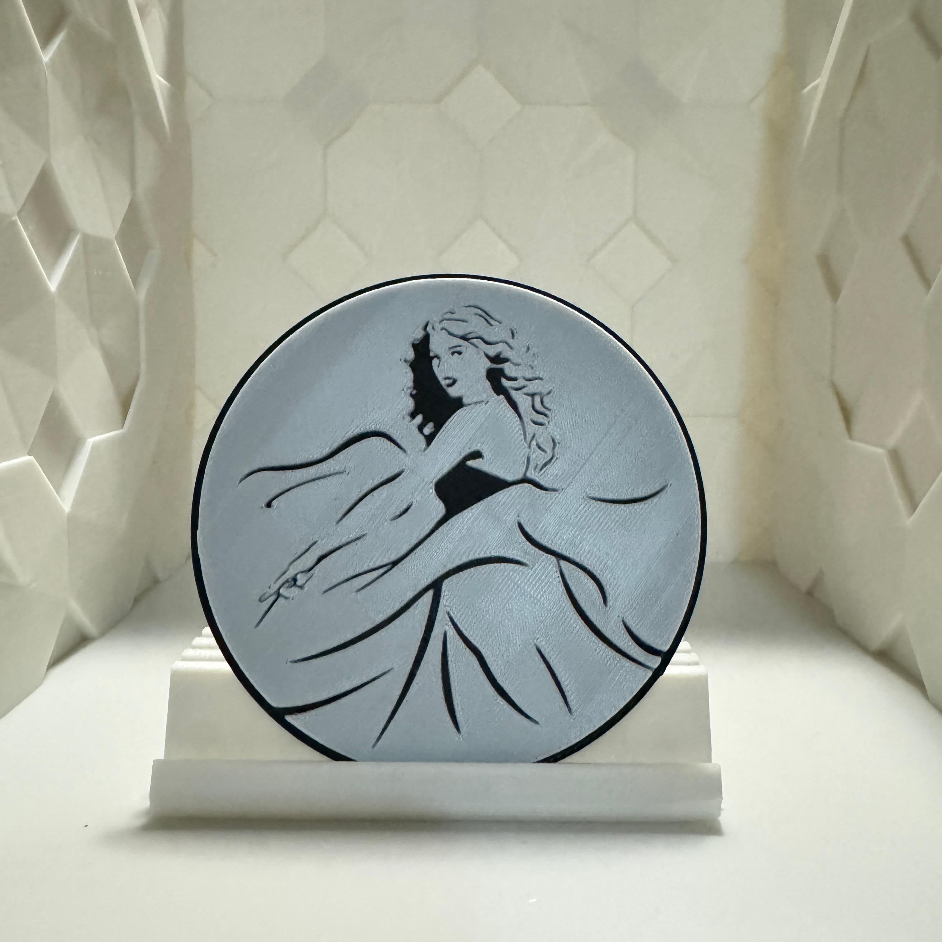 Taylor Swift Themed Coasters - Set of 4  3d model