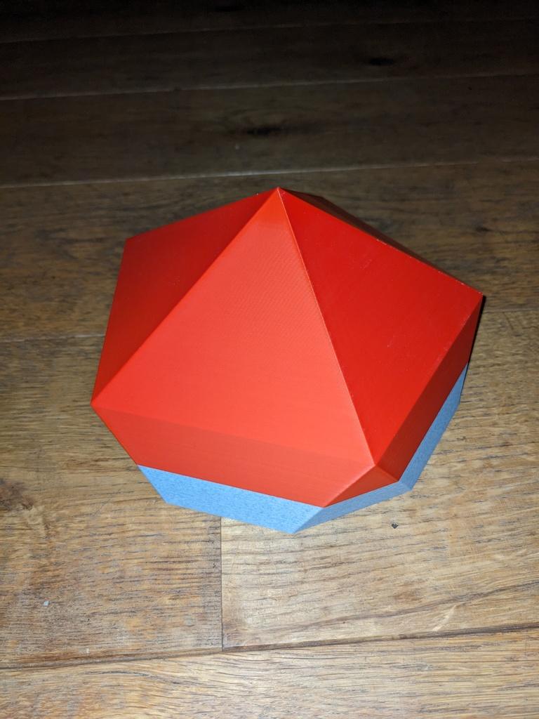 Icosahedron Blank D20 Collection 3d model