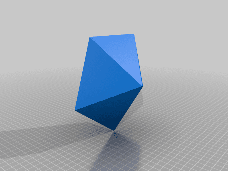 Icosahedron Blank D20 Collection 3d model