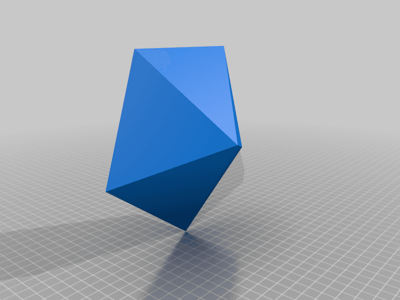 Icosahedron Blank D20 Collection 3d model