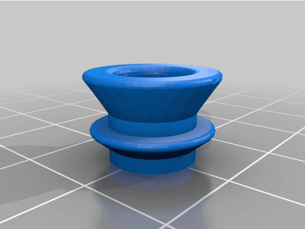 Easy print firewall grommet 3d model