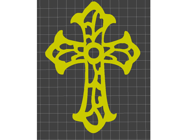 Fancy Cross 3d model