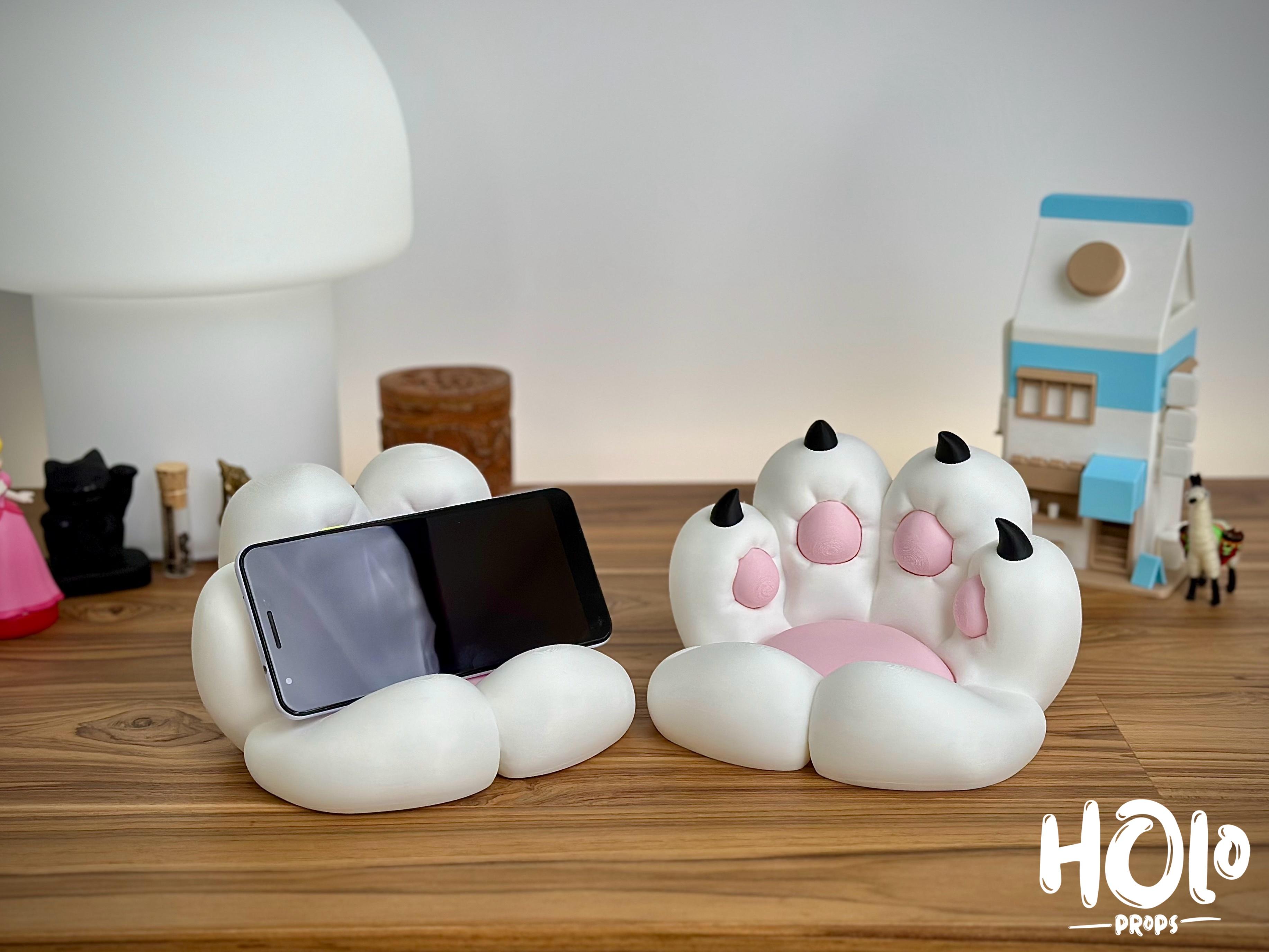 Kawaii Cat Paw Tray 3d model