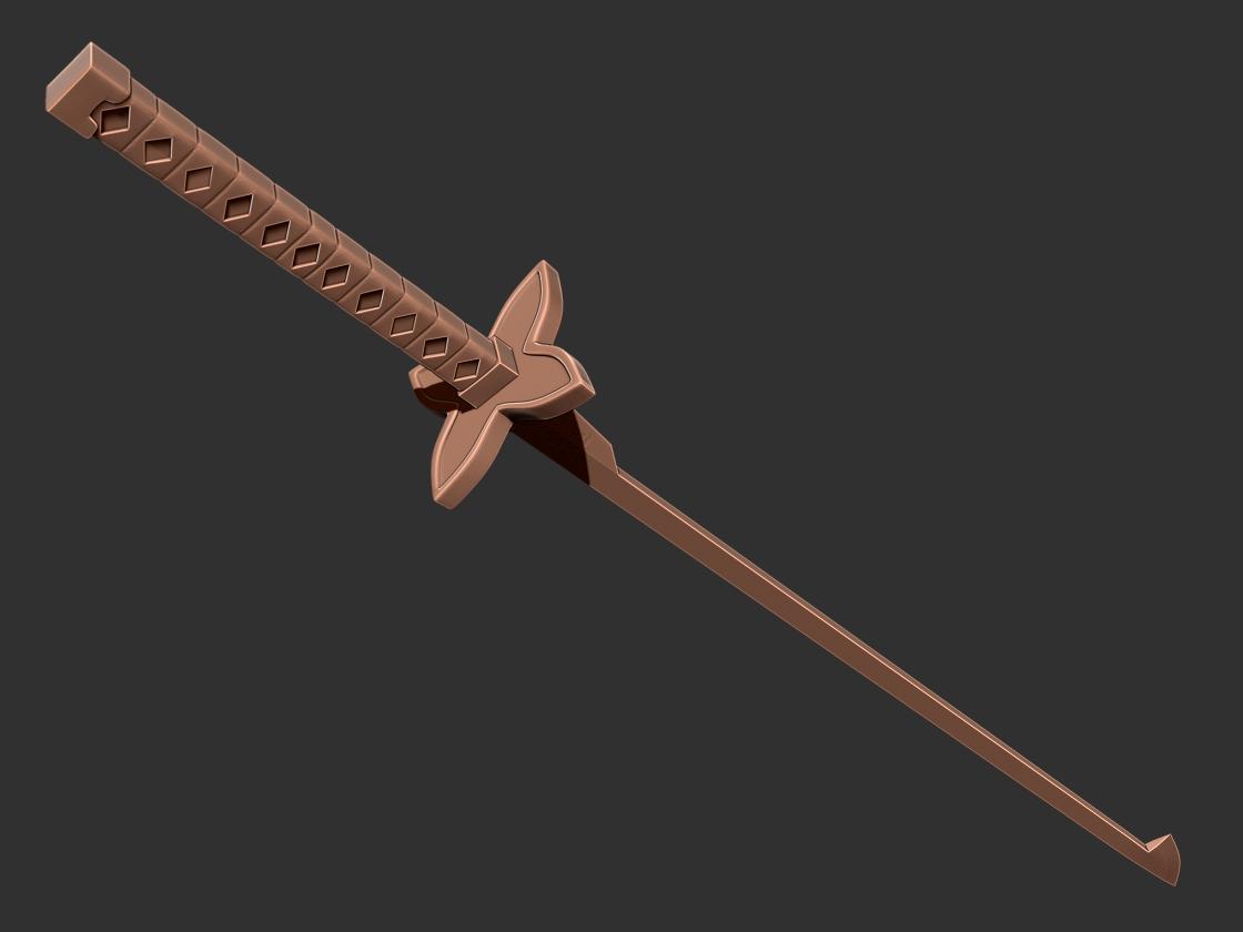 Shinobu stinger katana - Demon slayer 3D print model 3d model