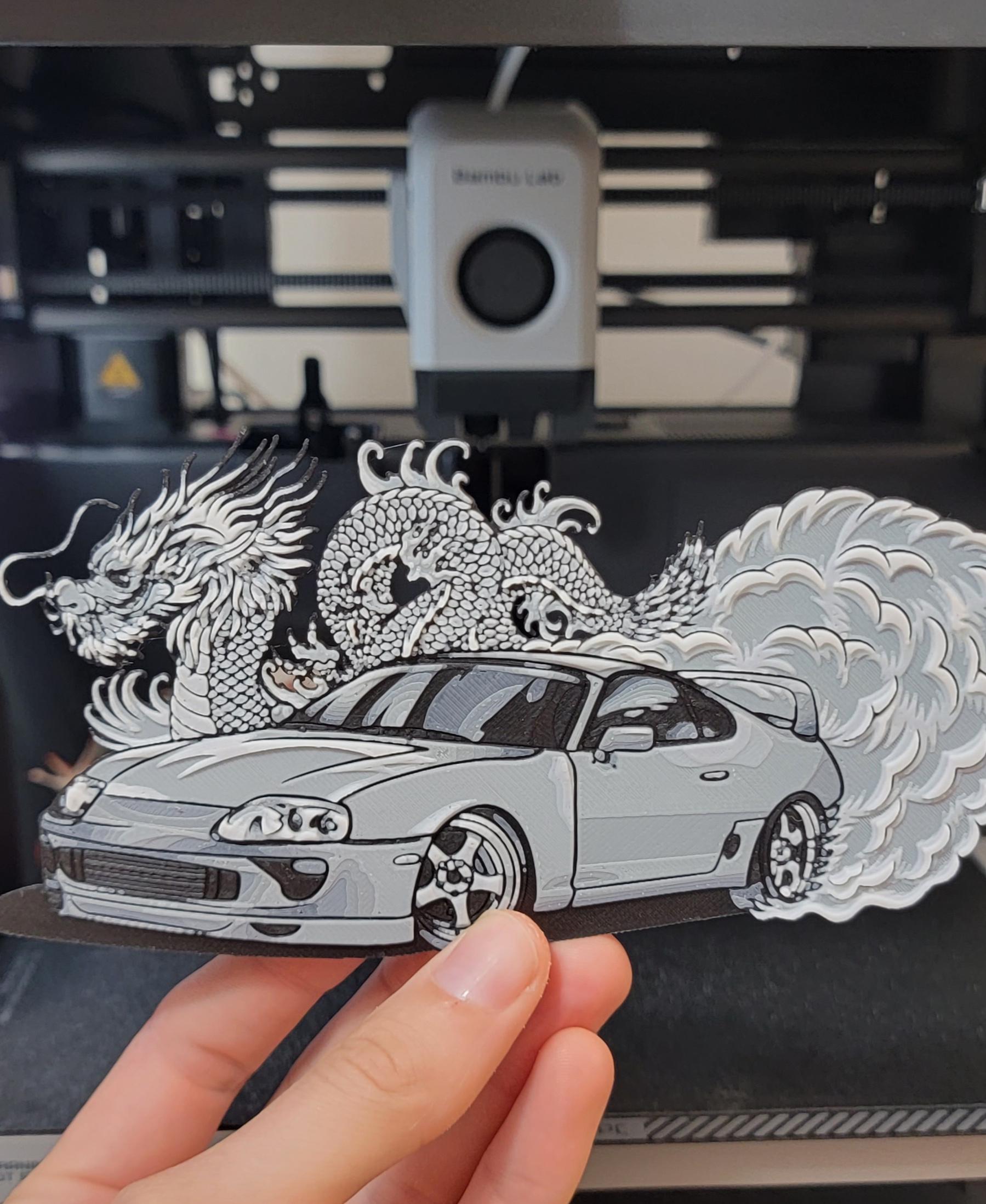 Monochrome Supra Magnet 3d model