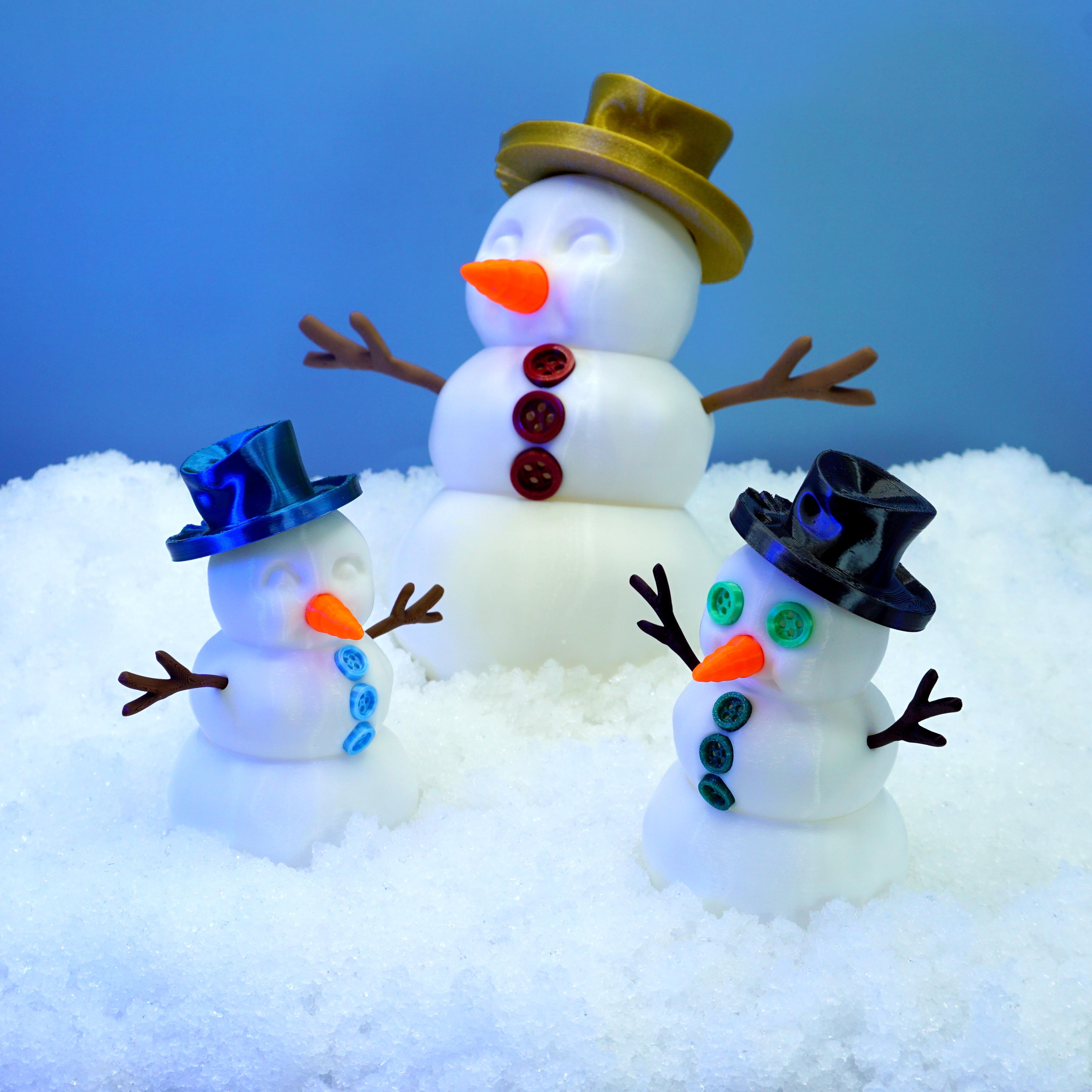 Articulated Snowman 3d model