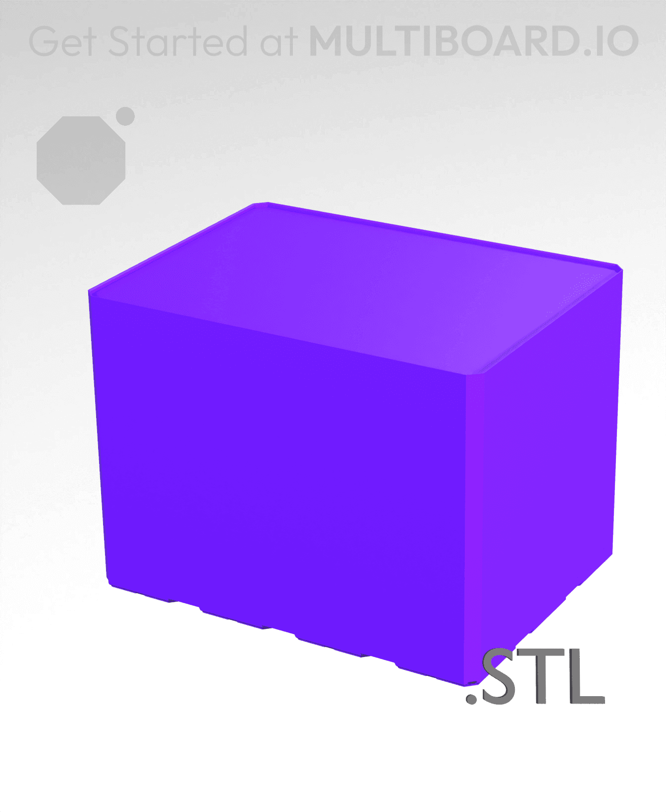 4x3x3 - Multibin Insert - STL Remixing File 3d model