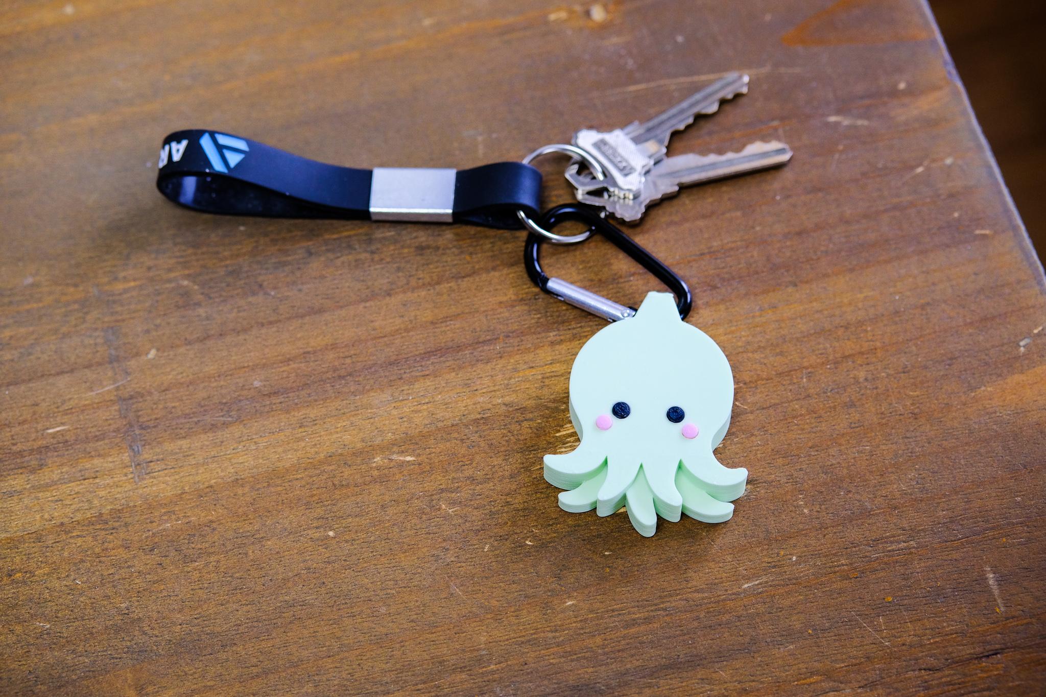 Kawaii Cthulhu Keychain - Holoprops 3d model