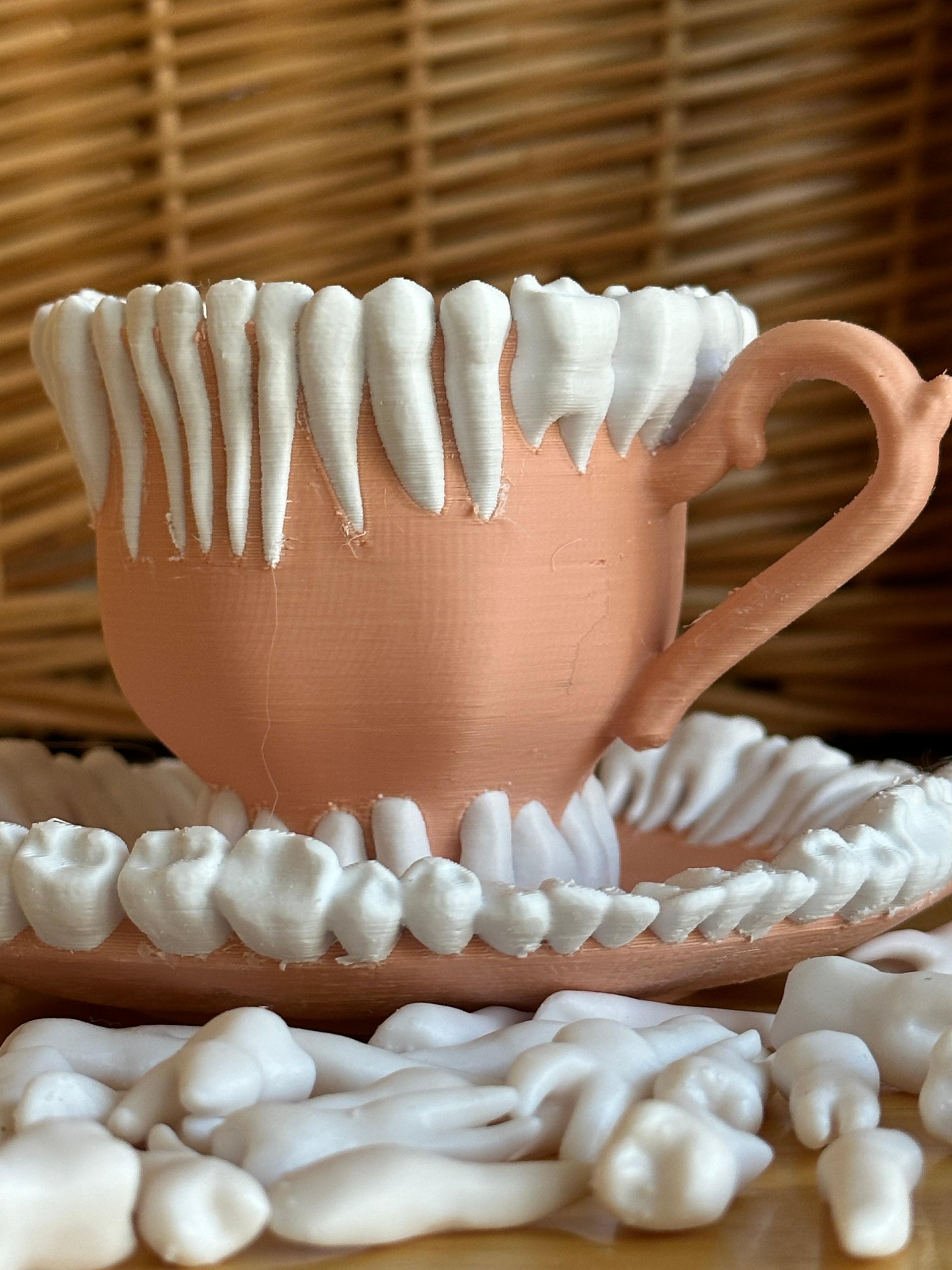 Cup of Teeth - Saucer 3d model