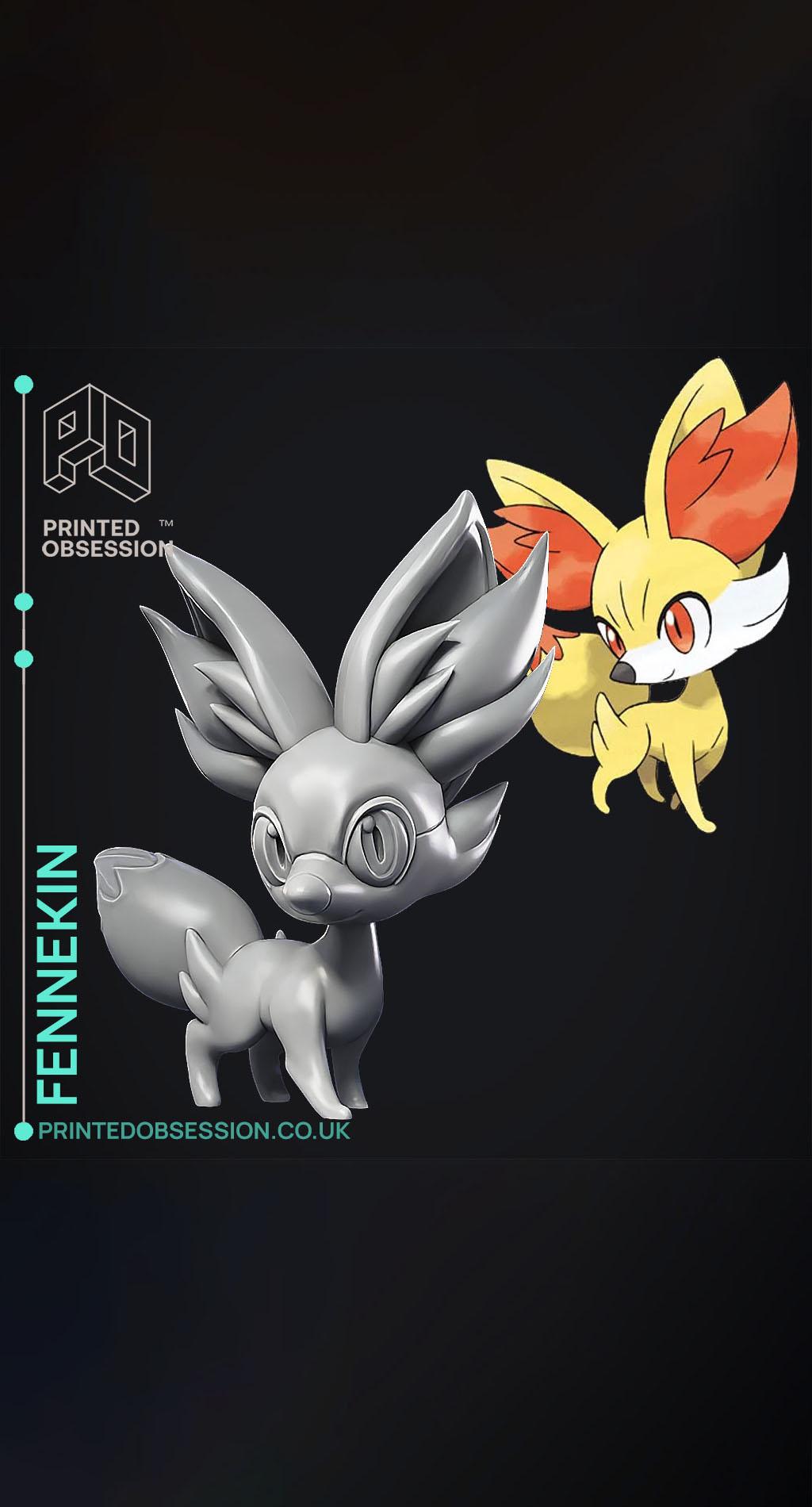 Fennekin - Pokemon - Fan Art 3d model