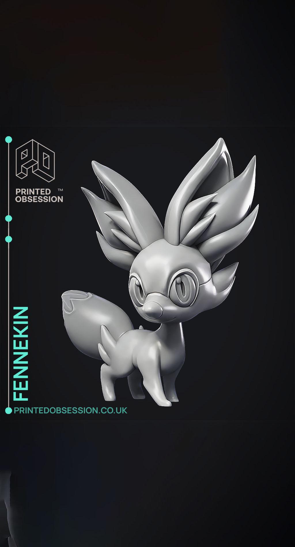 Fennekin - Pokemon - Fan Art 3d model