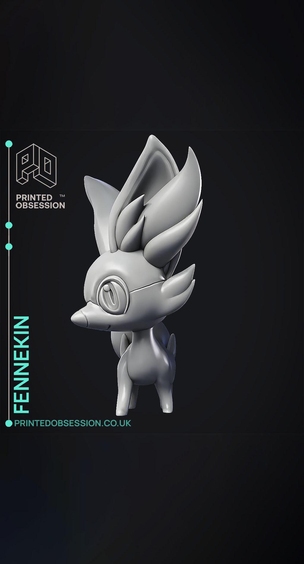 Fennekin - Pokemon - Fan Art 3d model