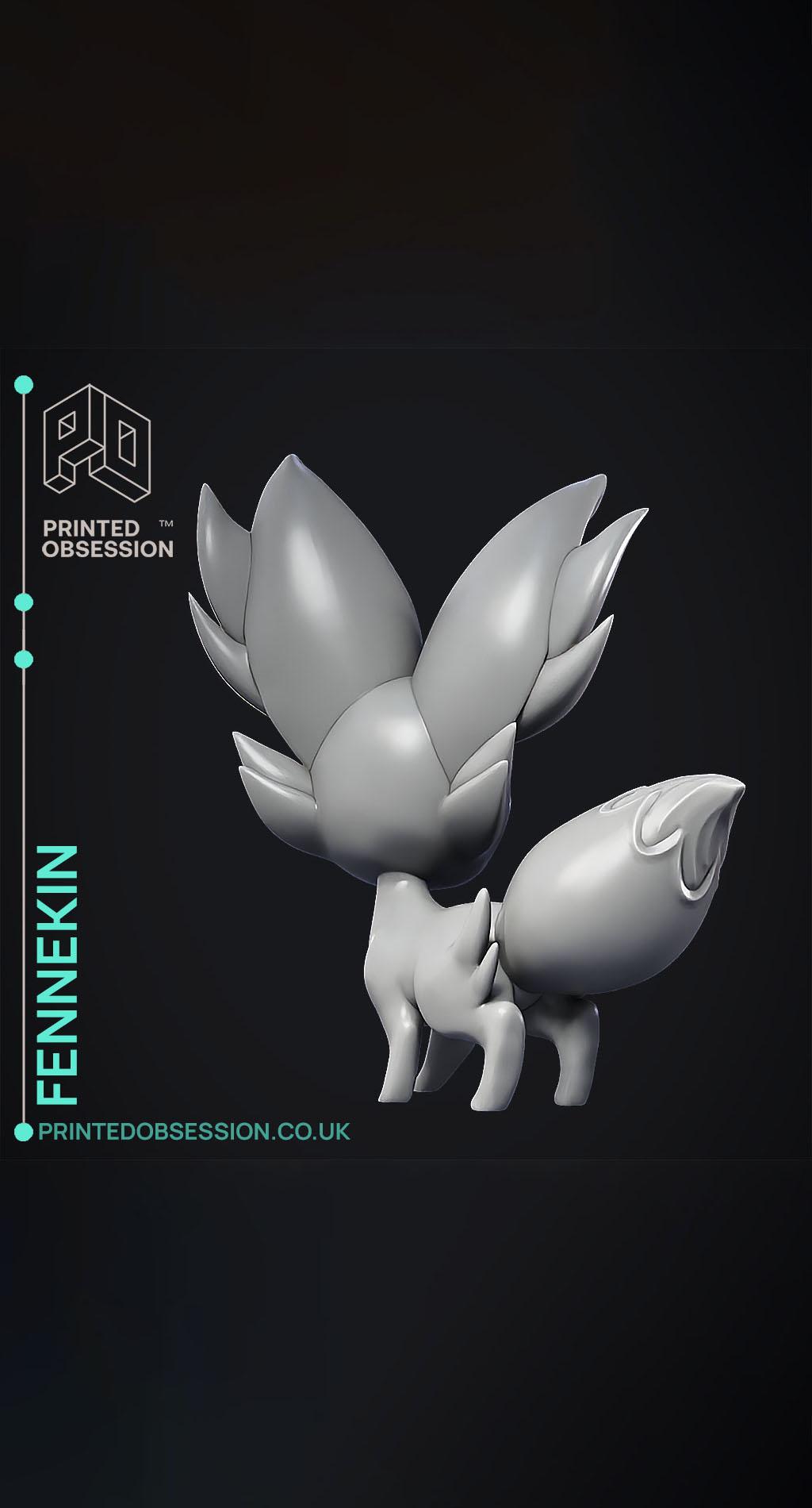 Fennekin - Pokemon - Fan Art 3d model