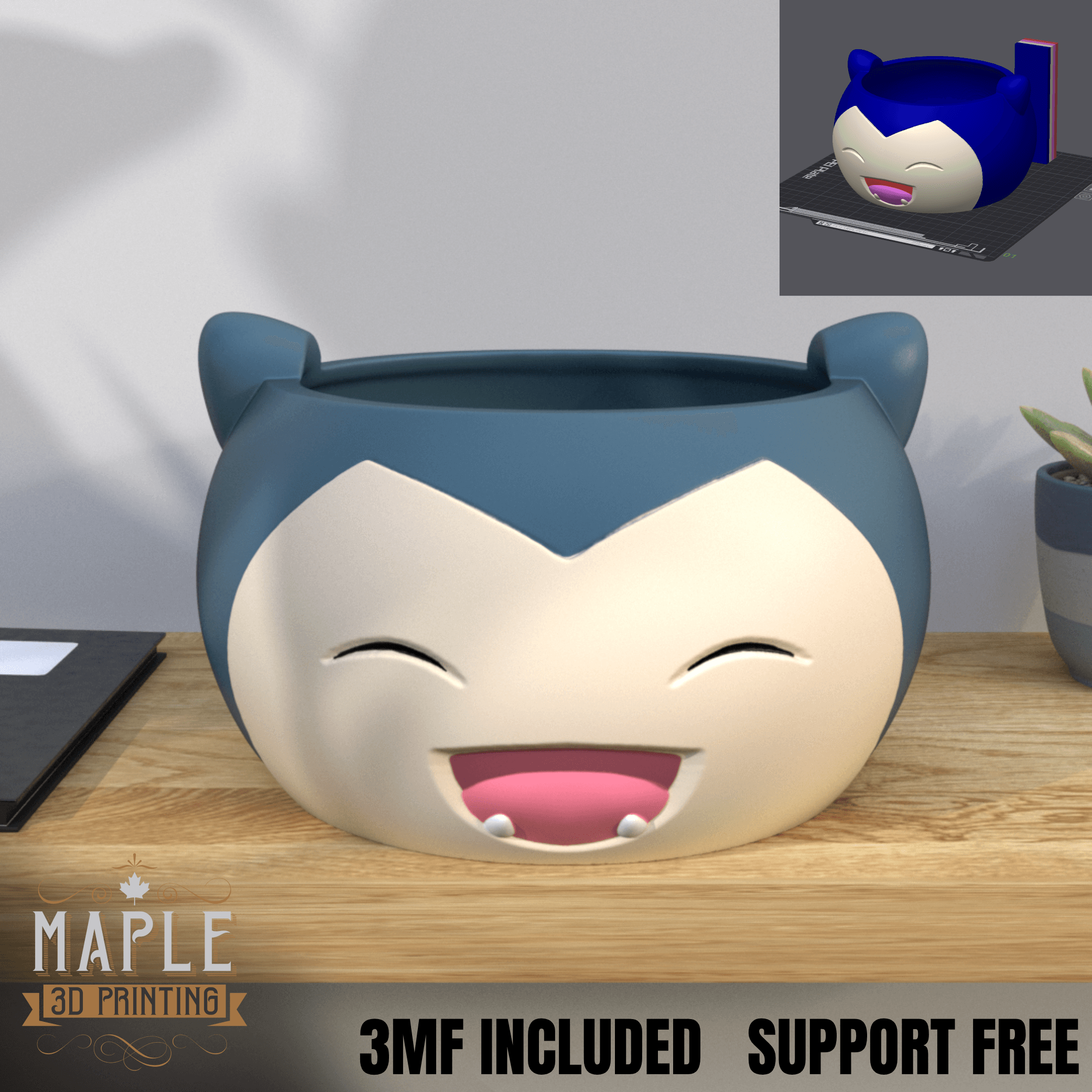 Snorlax Candy Bowl - Halloween - Pokemon 3d model