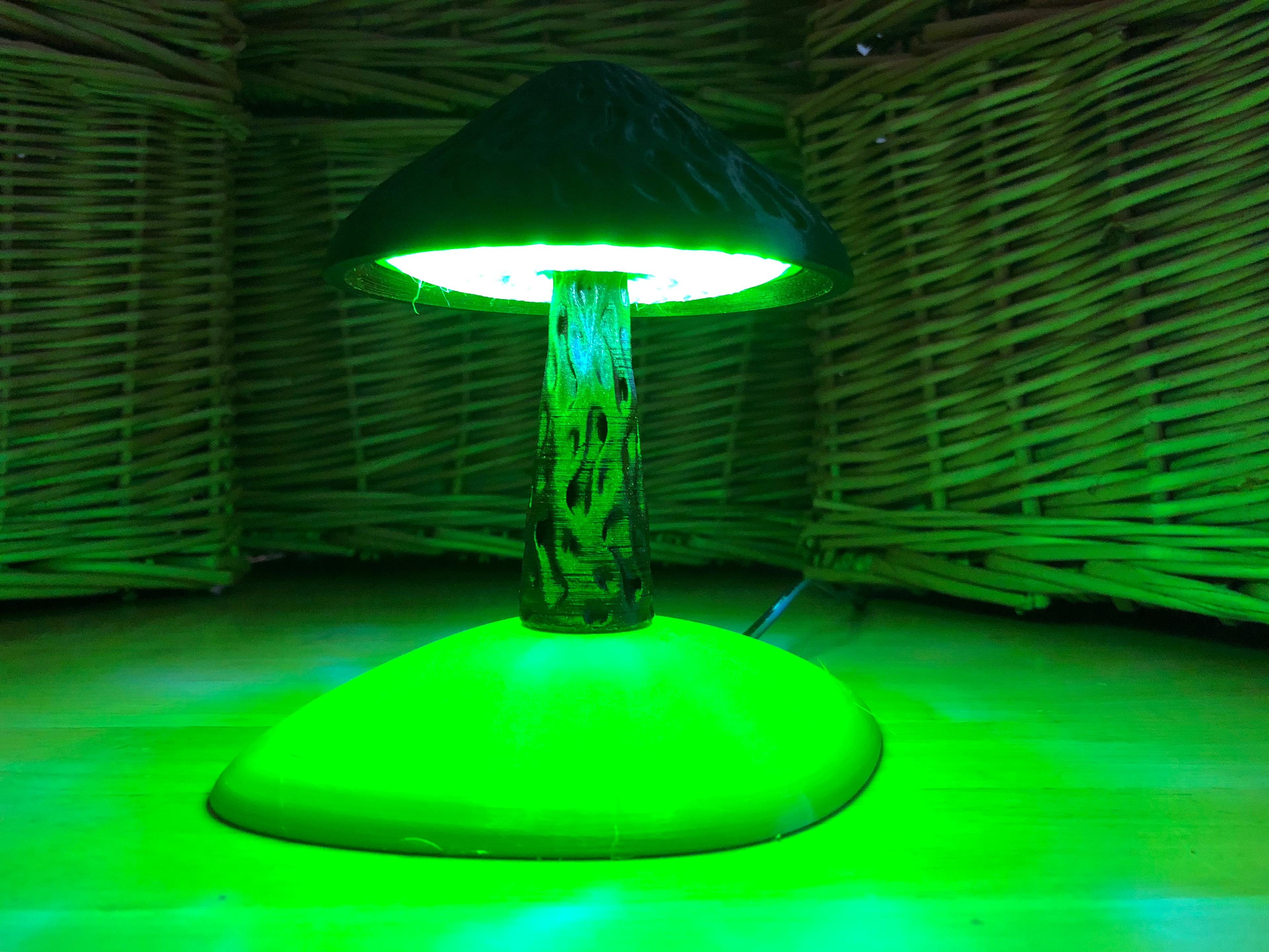 Modular Mushroom Lamp 3d model