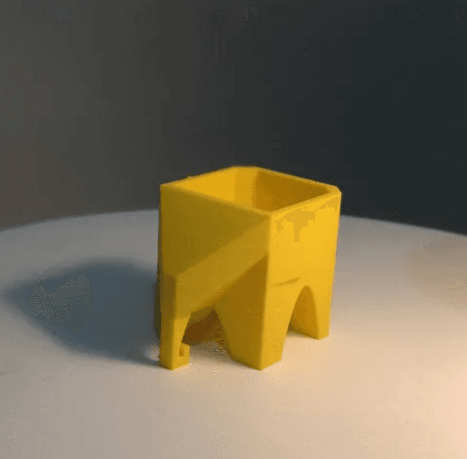 LOW POLY ELEPHANT PLANTER 3d model