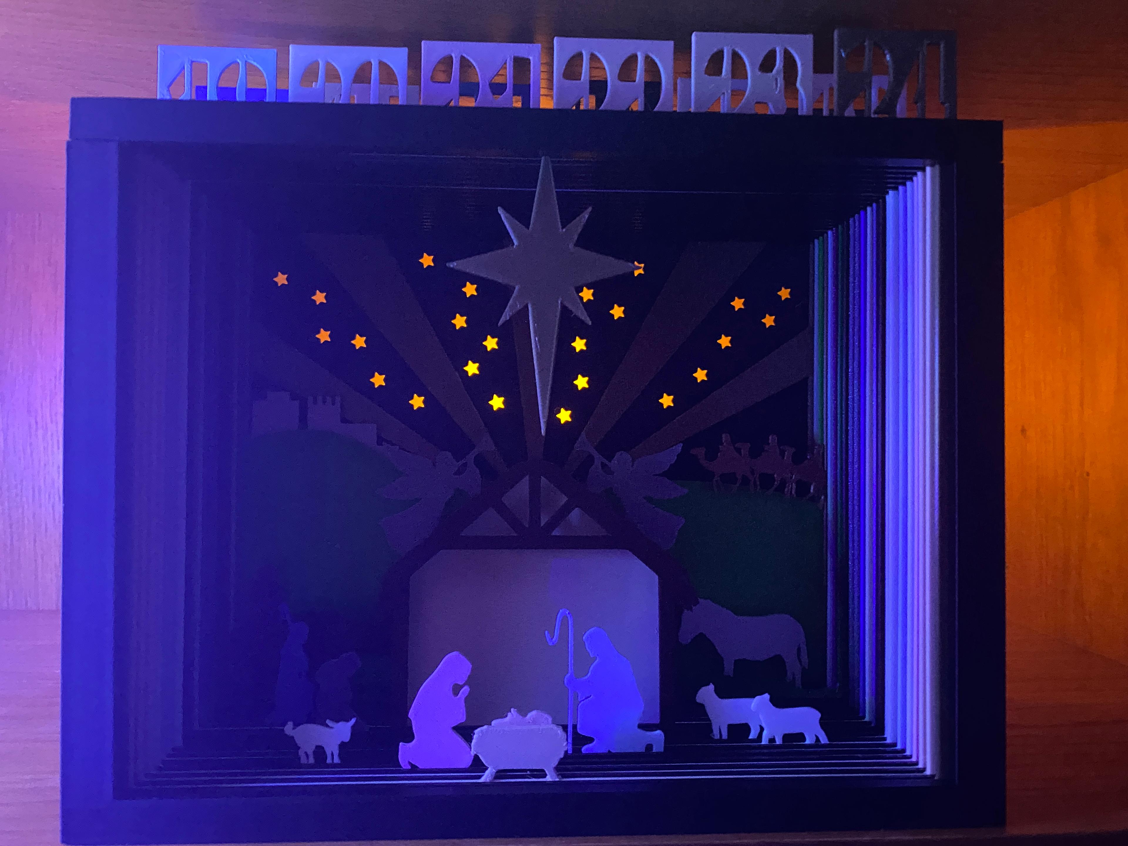 Silhouette Advent Calendar 3d model