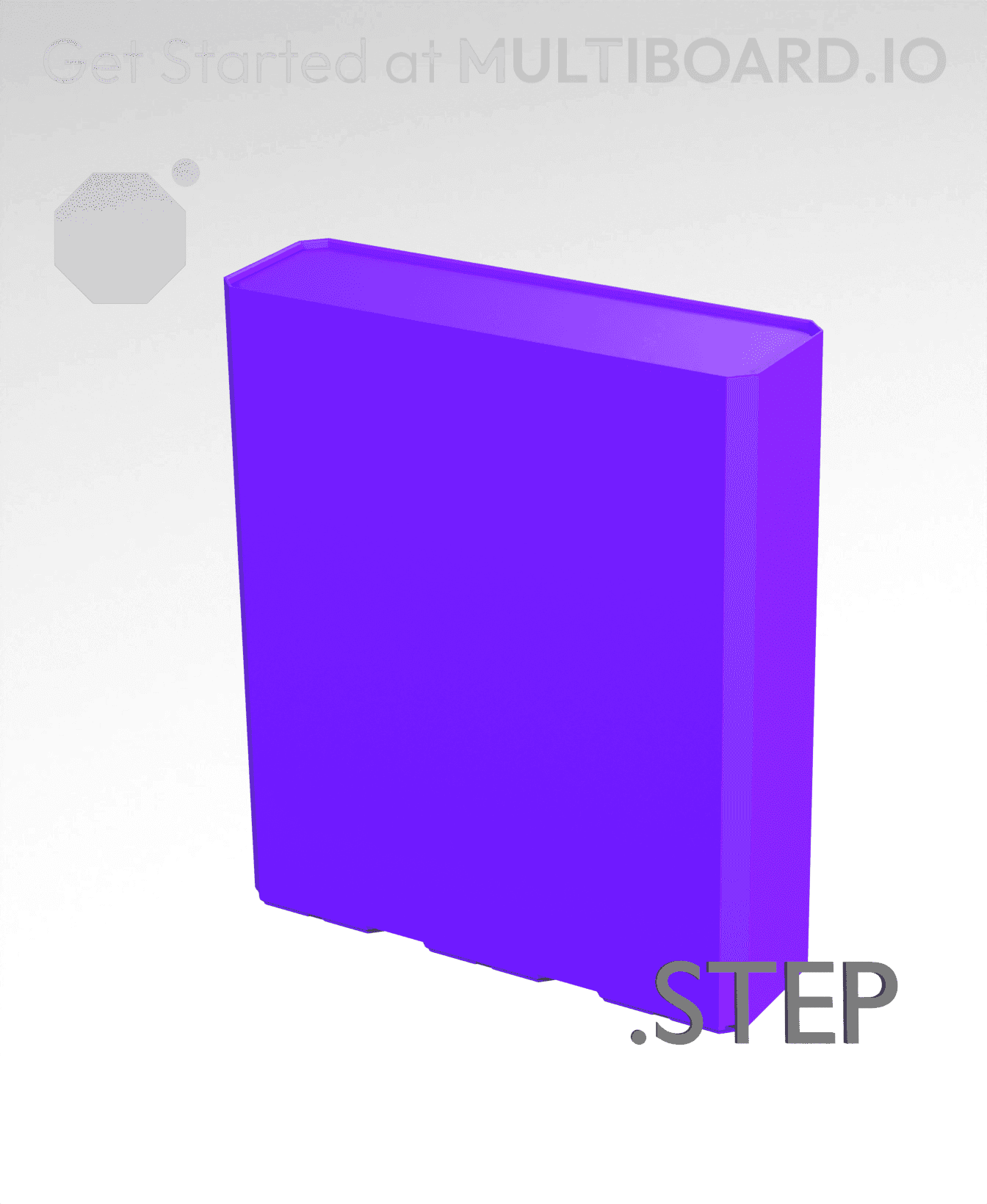 3x1x3·5 - Multibin Insert - STEP Remixing File 3d model