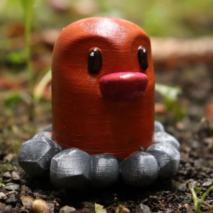 Diglett from Pokemon 3d model