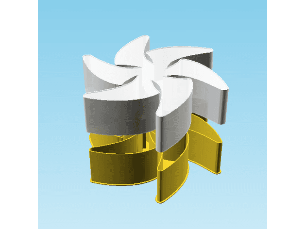 Shuriken 0041, nestable box (v2) 3d model