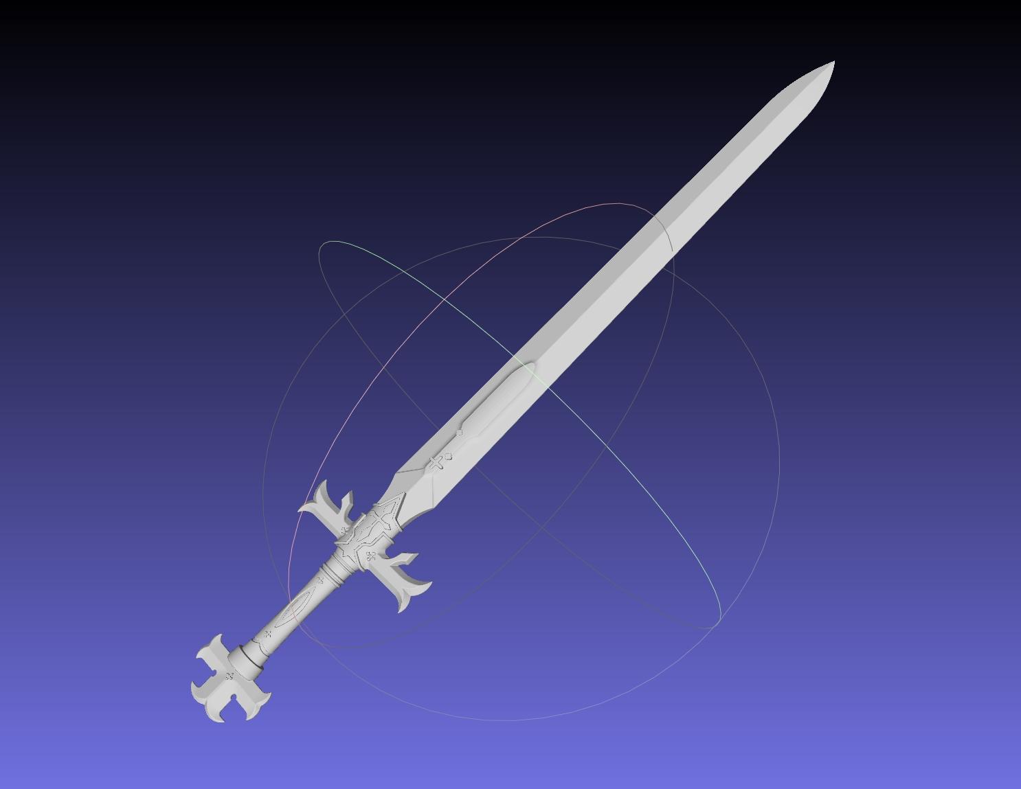 Sword Art Online Alicization Alice Sword Printable Assembly 3d model