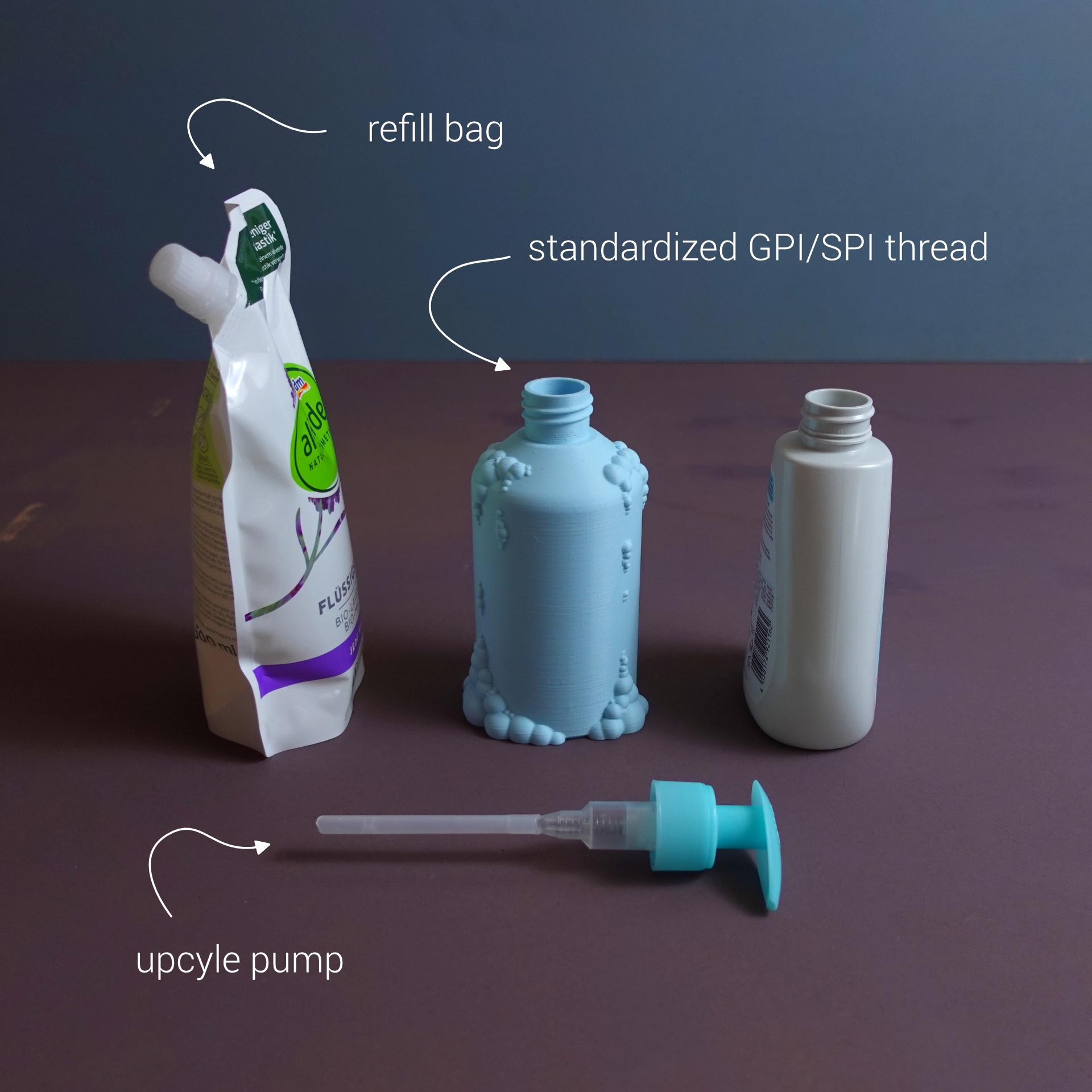 Soap dispenser “bubbles” 3d model