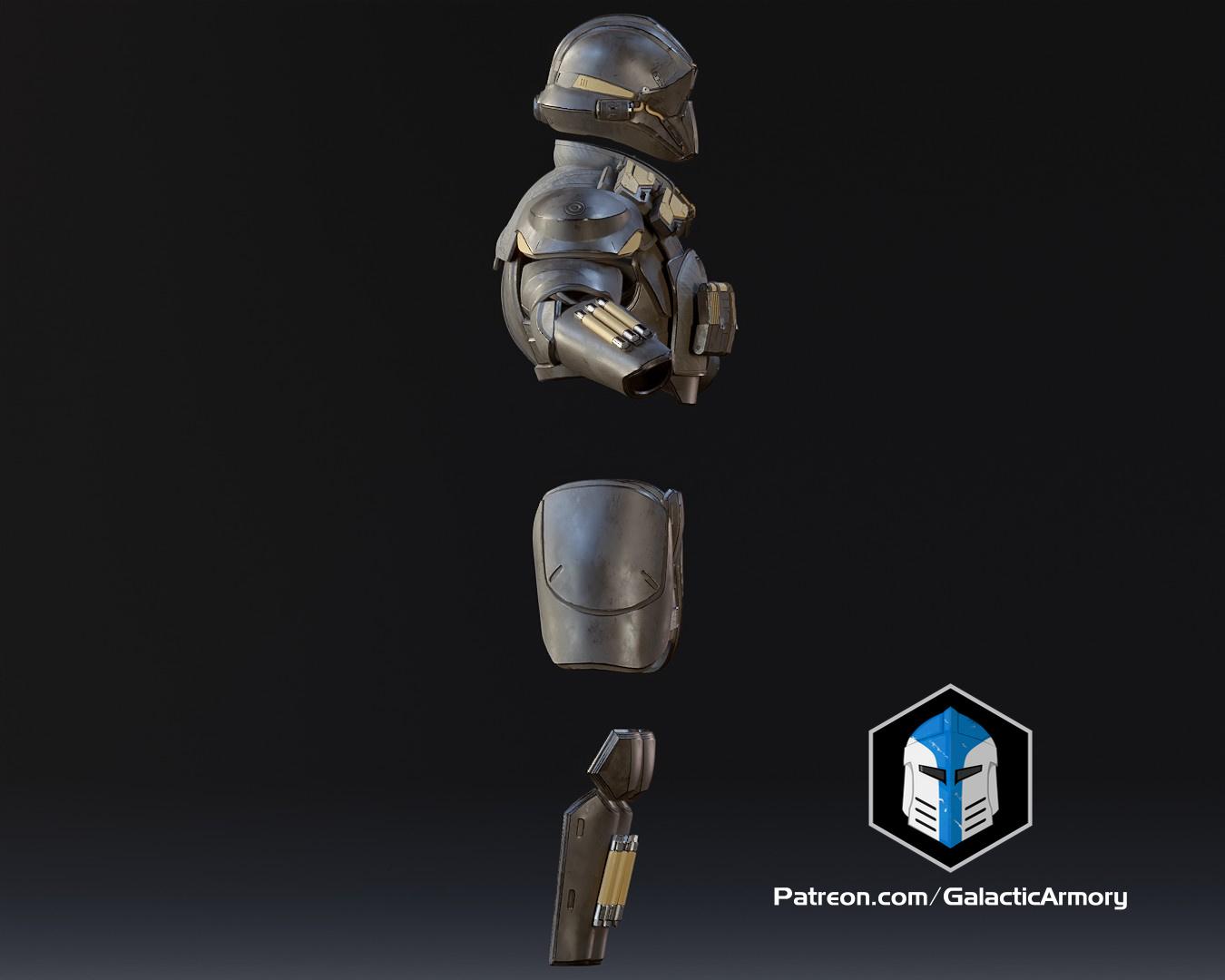 Helldivers 2 - Juggernaut Armor - 3D Print Files 3d model