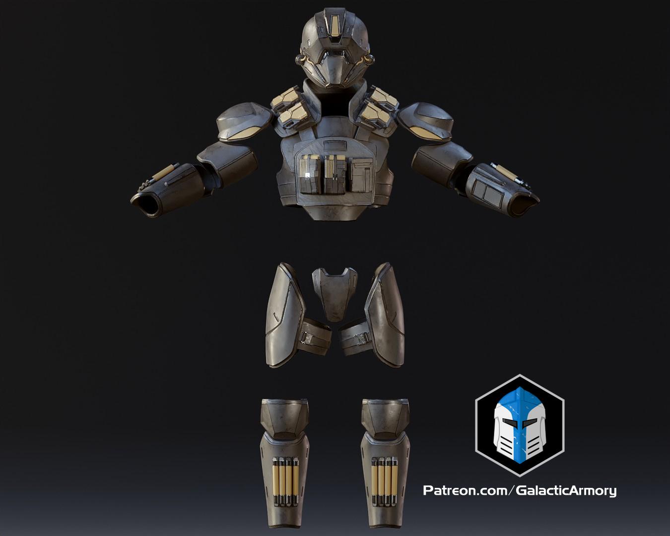 Helldivers 2 - Juggernaut Armor - 3D Print Files 3d model