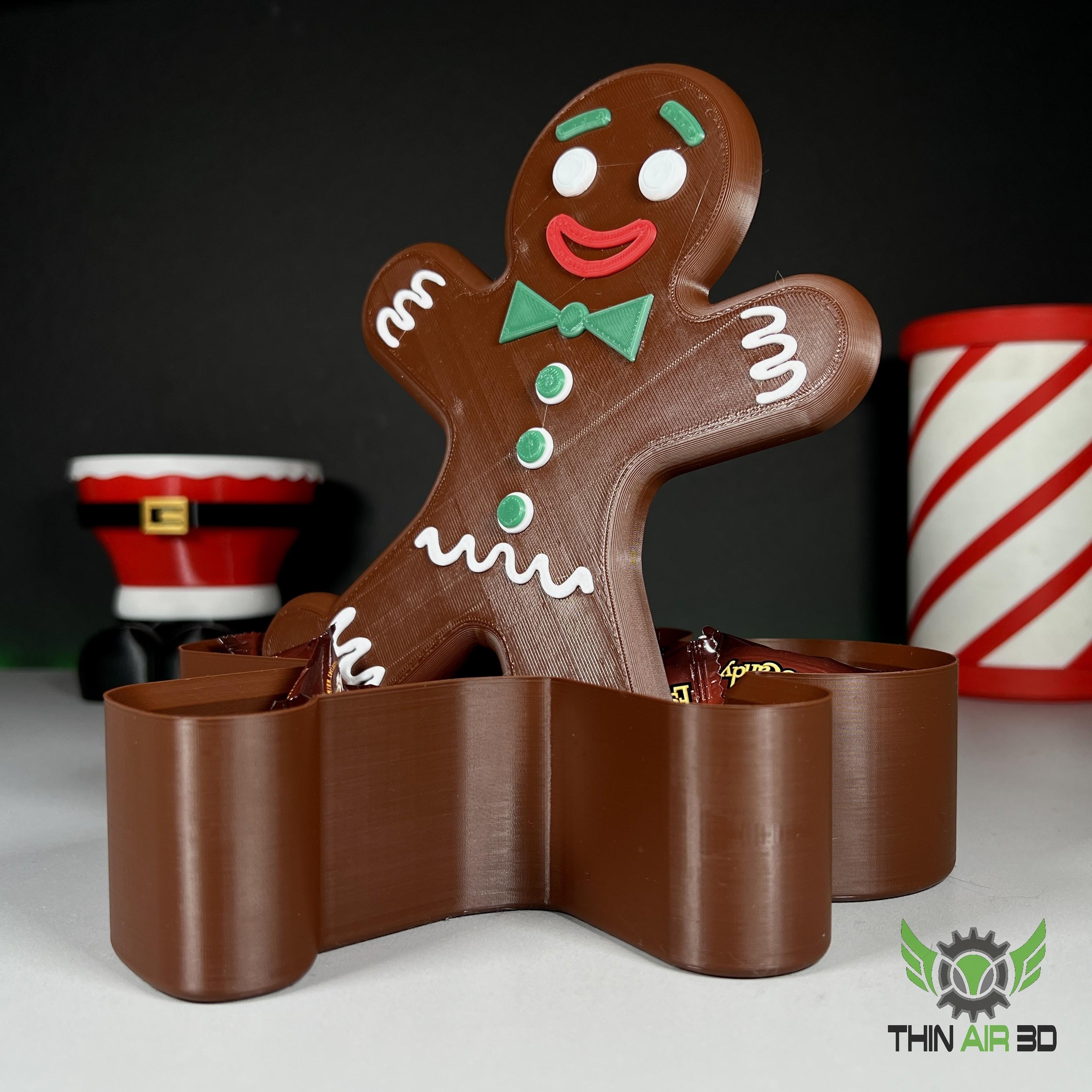 Gingerbread Man Candy Dish 3d model