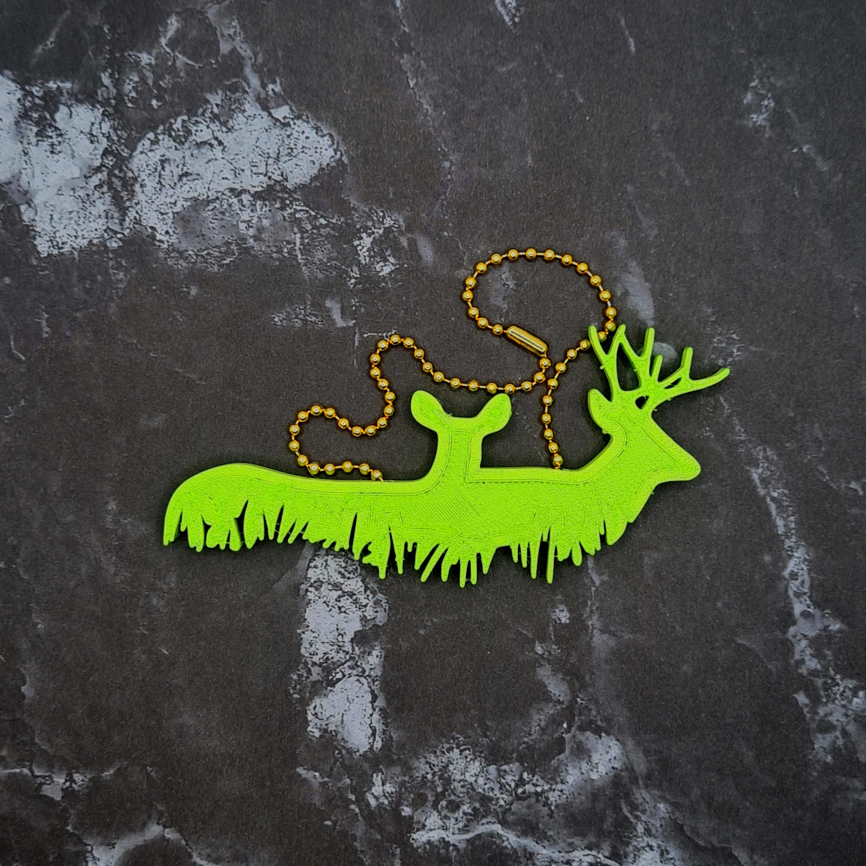 Deer Bush Charm 3d model