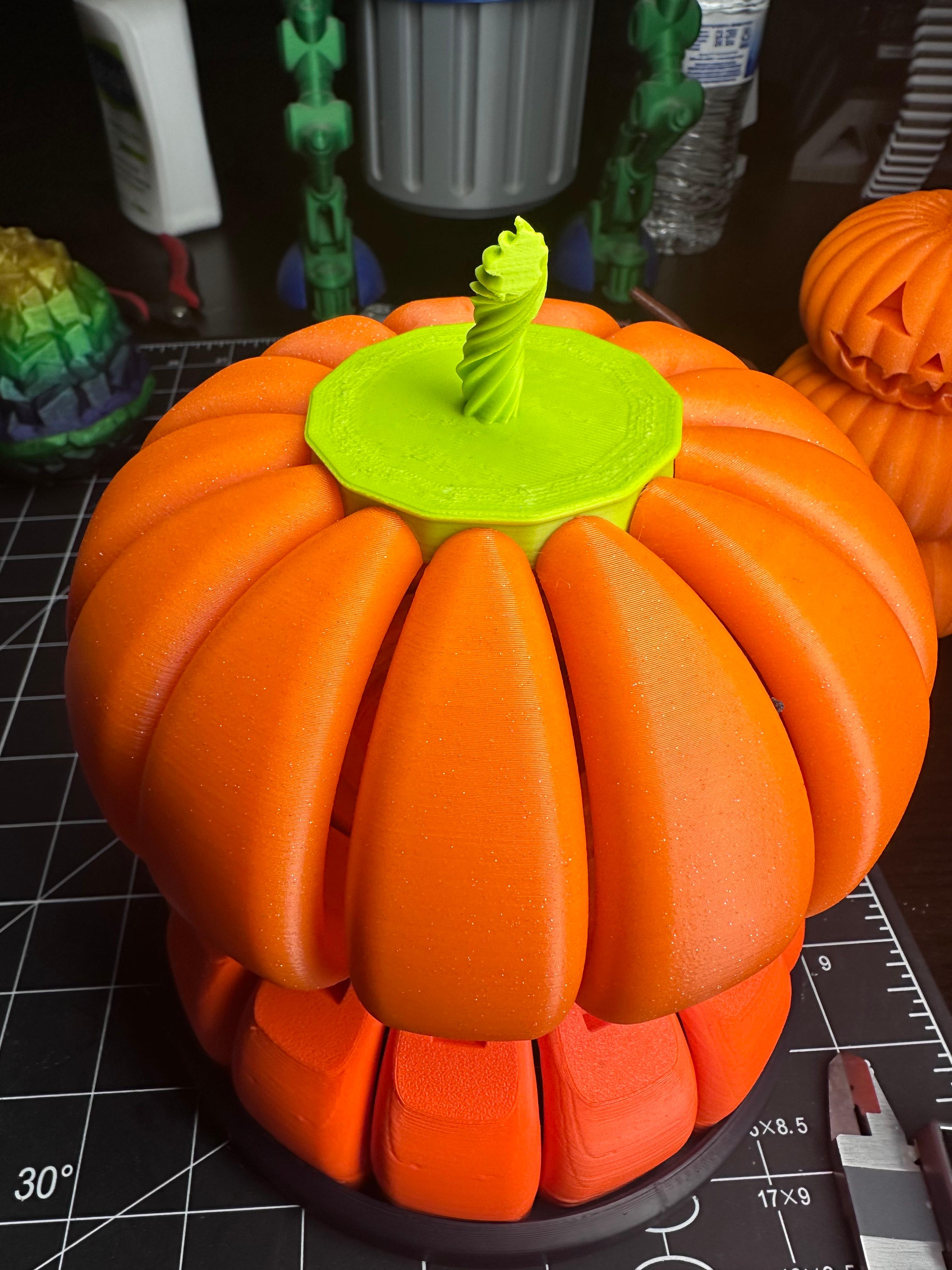 Articulated Pumpkin Model - Container  3d model