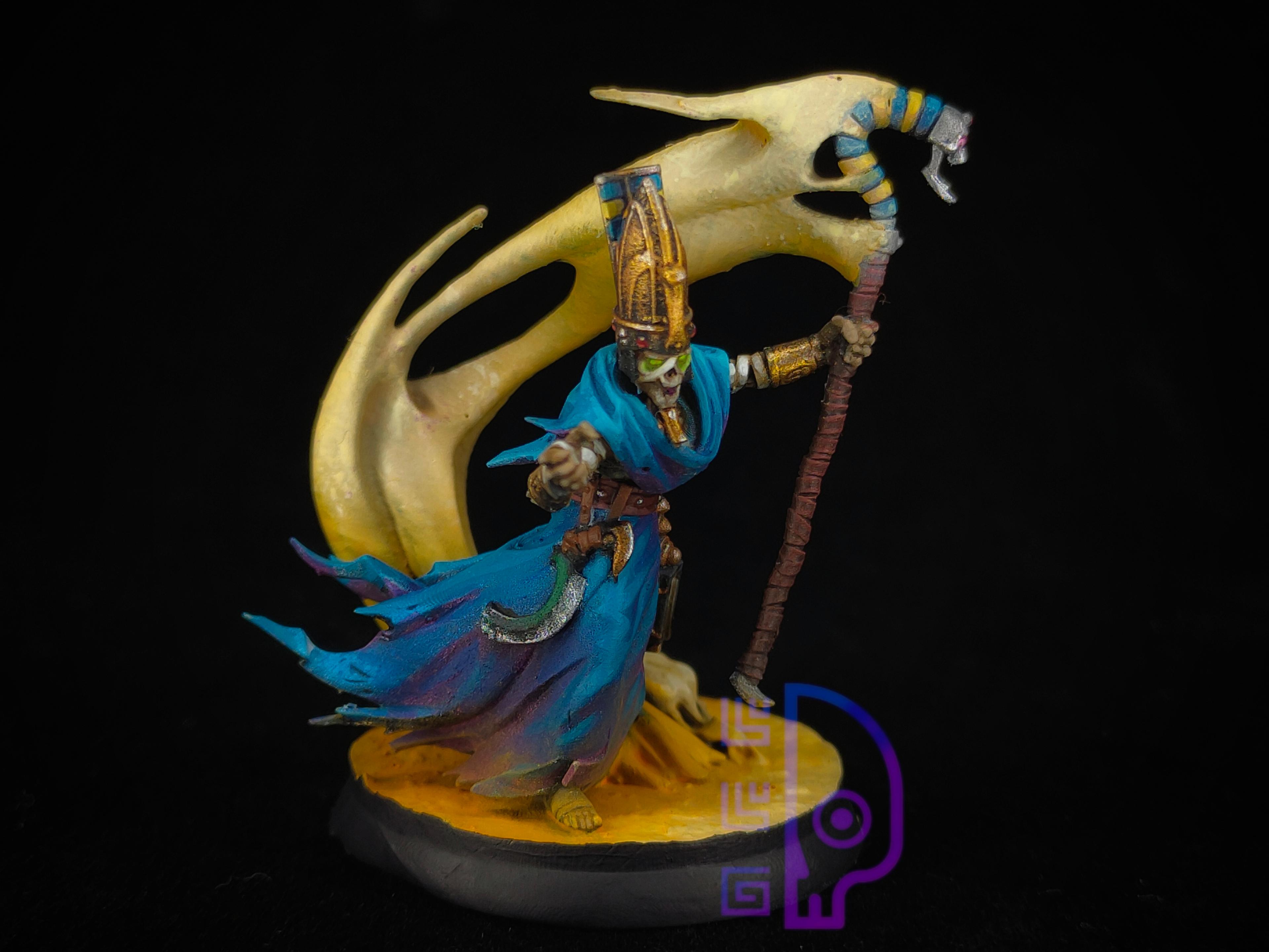 Sand Priest - With Free Dragon Warhammer - 5e DnD Inspired for RPG and Wargamers 3d model