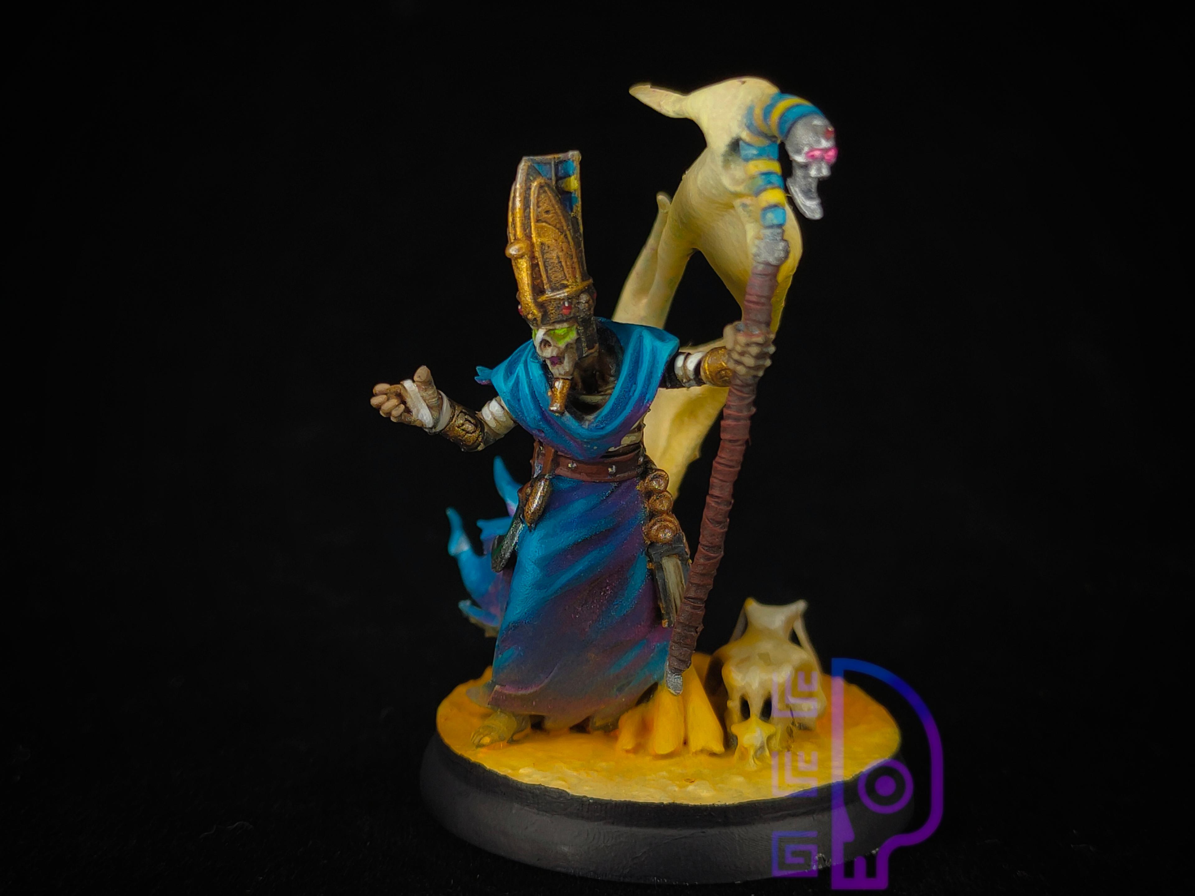 Sand Priest - With Free Dragon Warhammer - 5e DnD Inspired for RPG and Wargamers 3d model