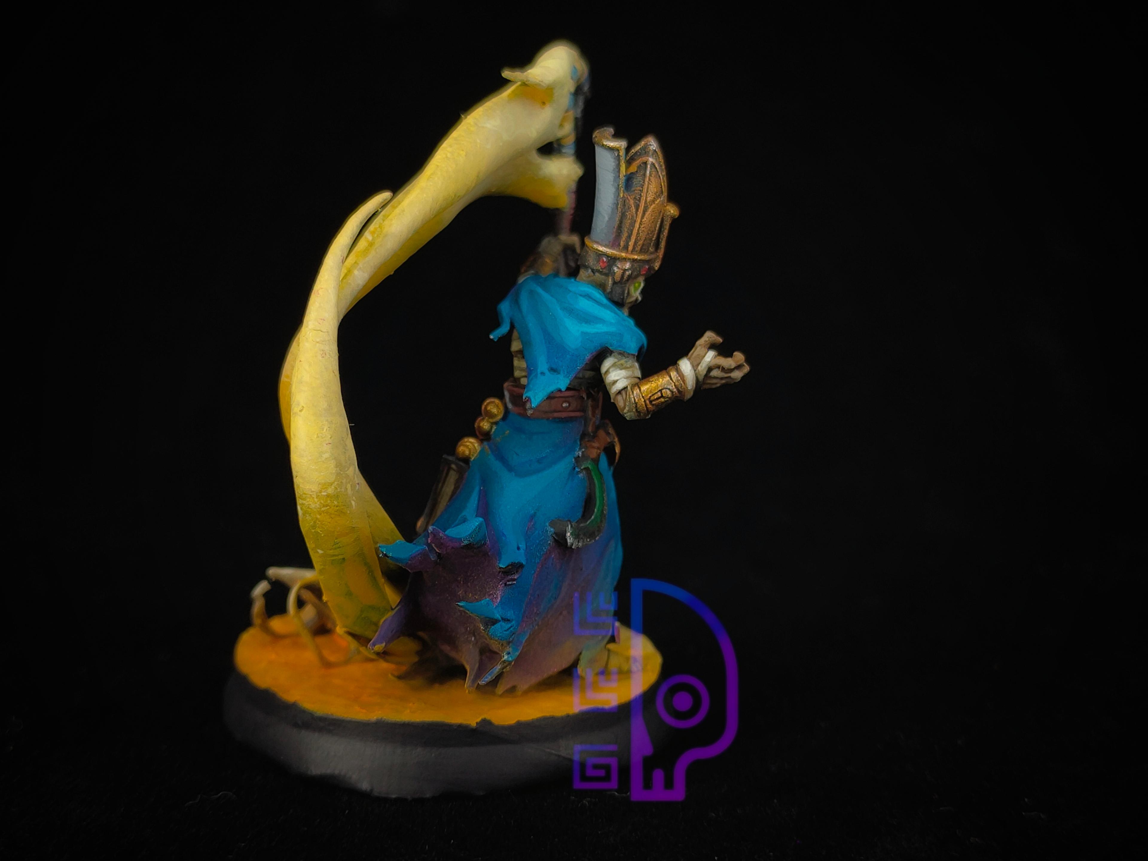 Sand Priest - With Free Dragon Warhammer - 5e DnD Inspired for RPG and Wargamers 3d model