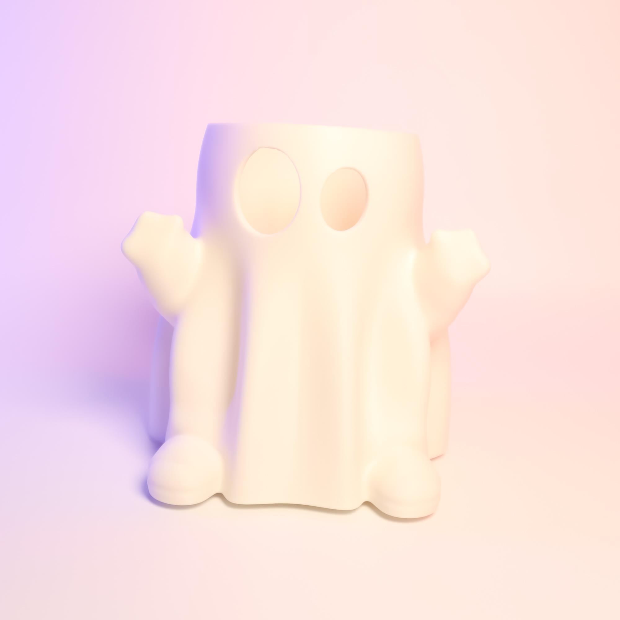 Ghost Container (Silly Eyes) 3d model