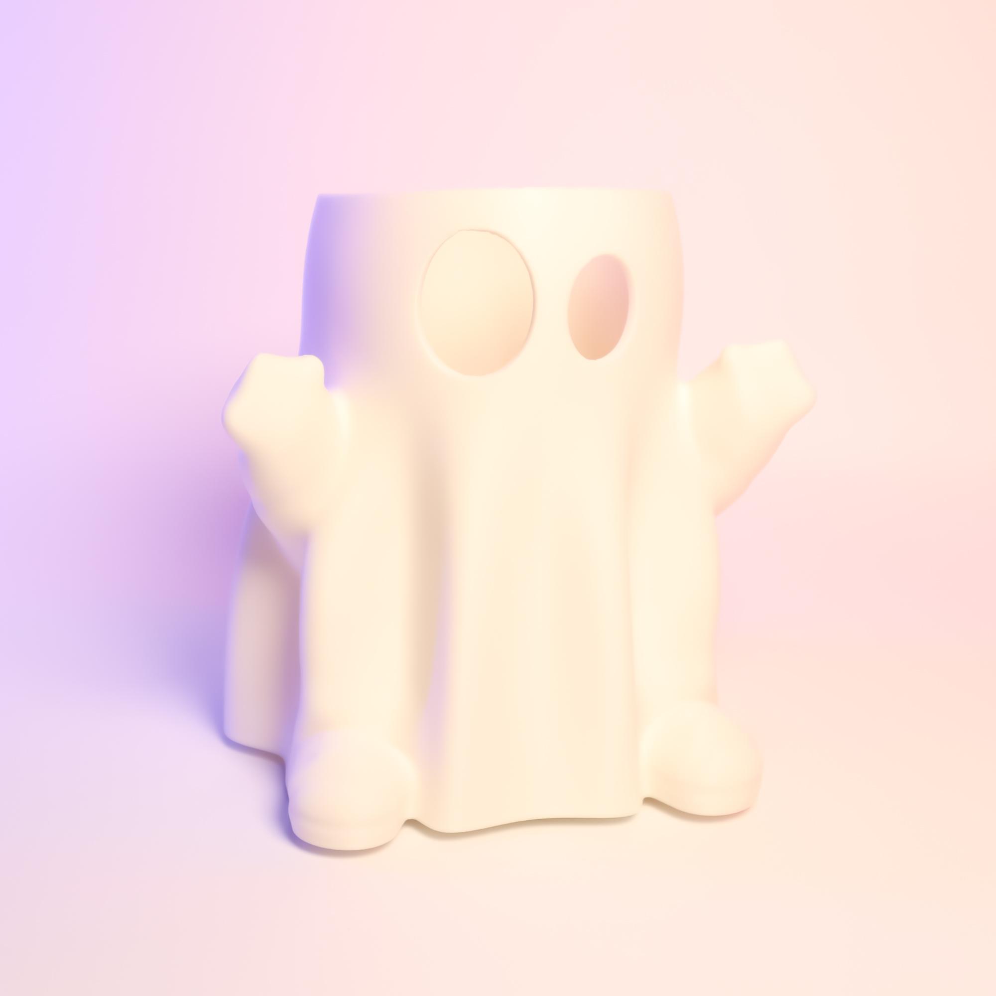 Ghost Container (Silly Eyes) 3d model