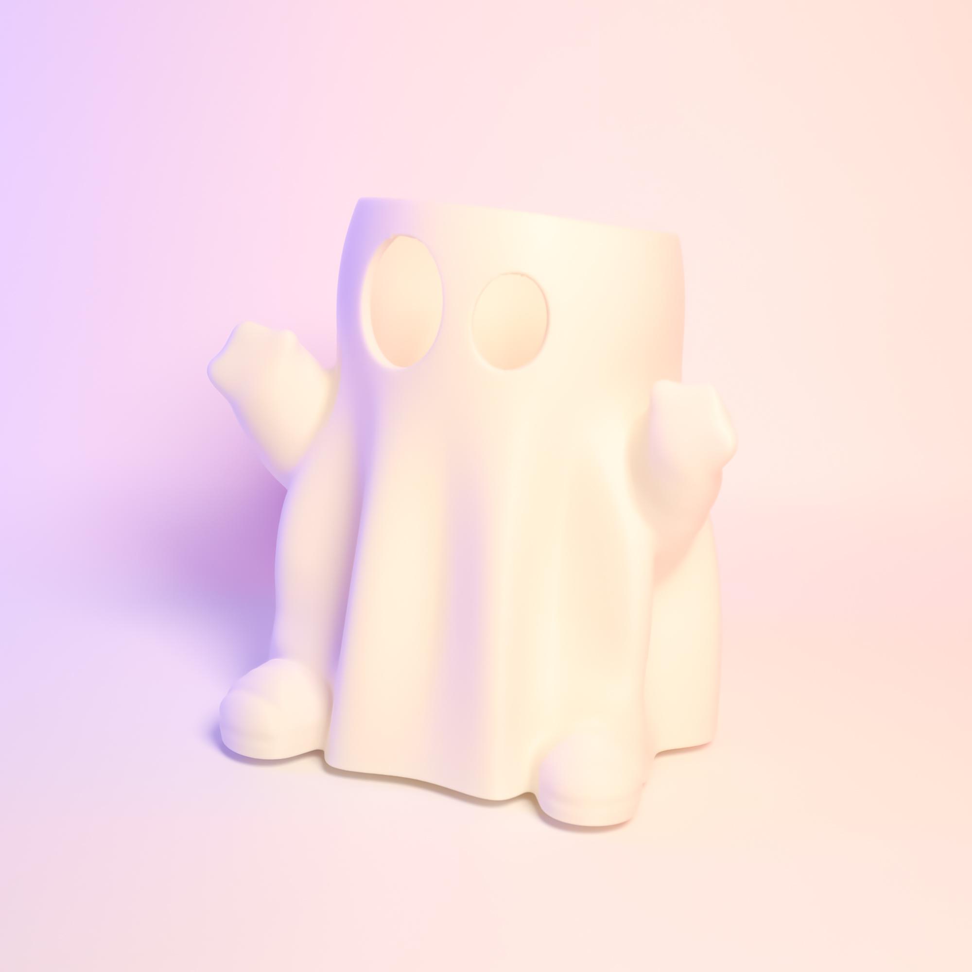 Ghost Container (Silly Eyes) 3d model