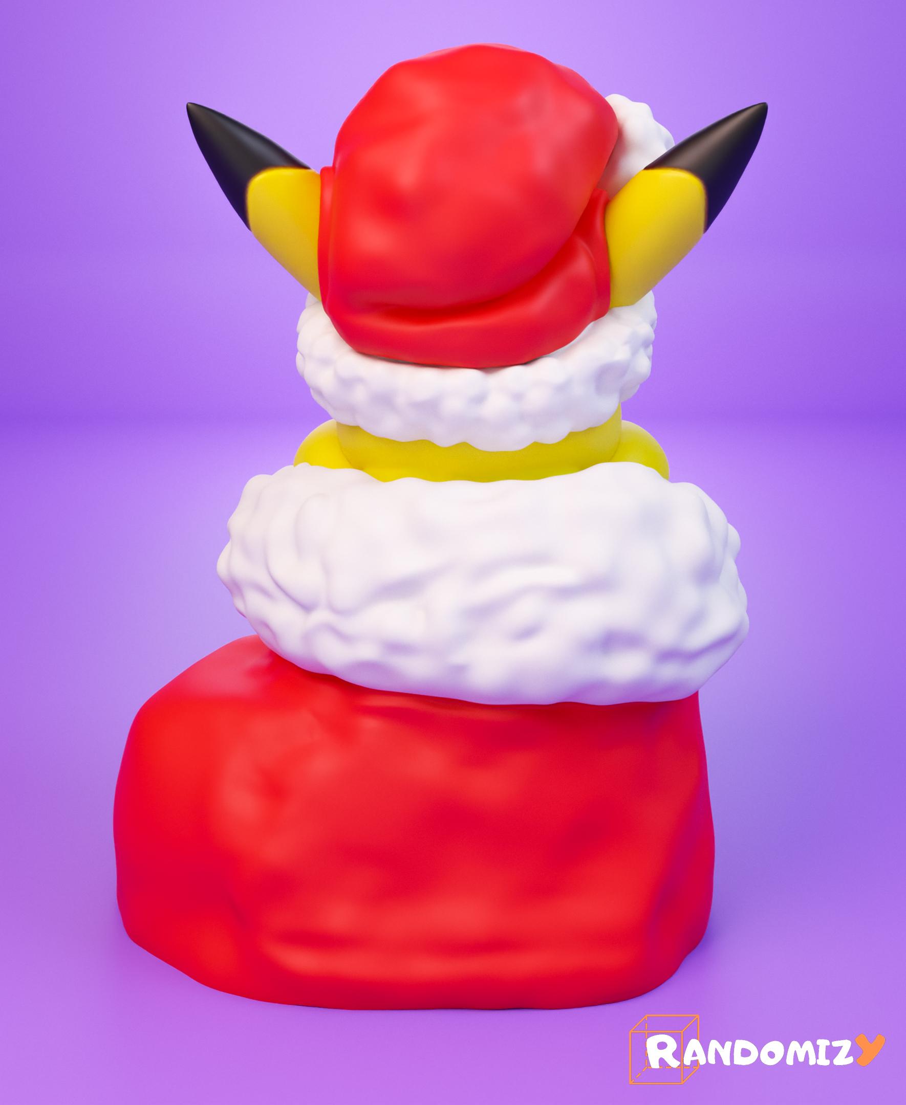 Pikachu in a Christmas Sock_Pose 2 (Normal Sock)(Fanart) 3d model