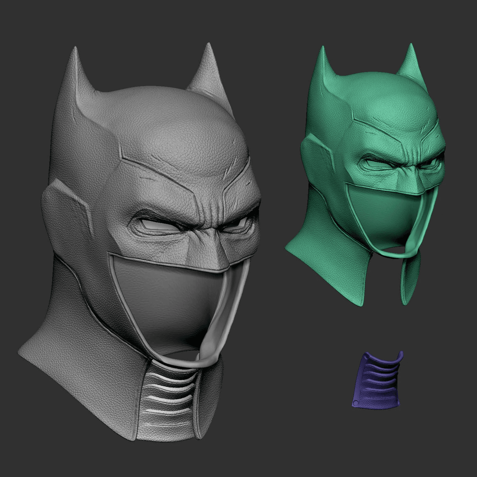 Concept Vigilante Mask 2022 3d Print File STL 3d model