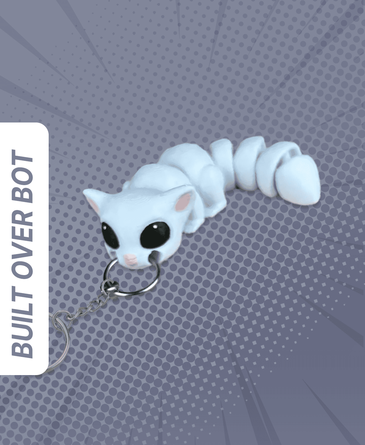 Sugar Glider Keychain 3d model