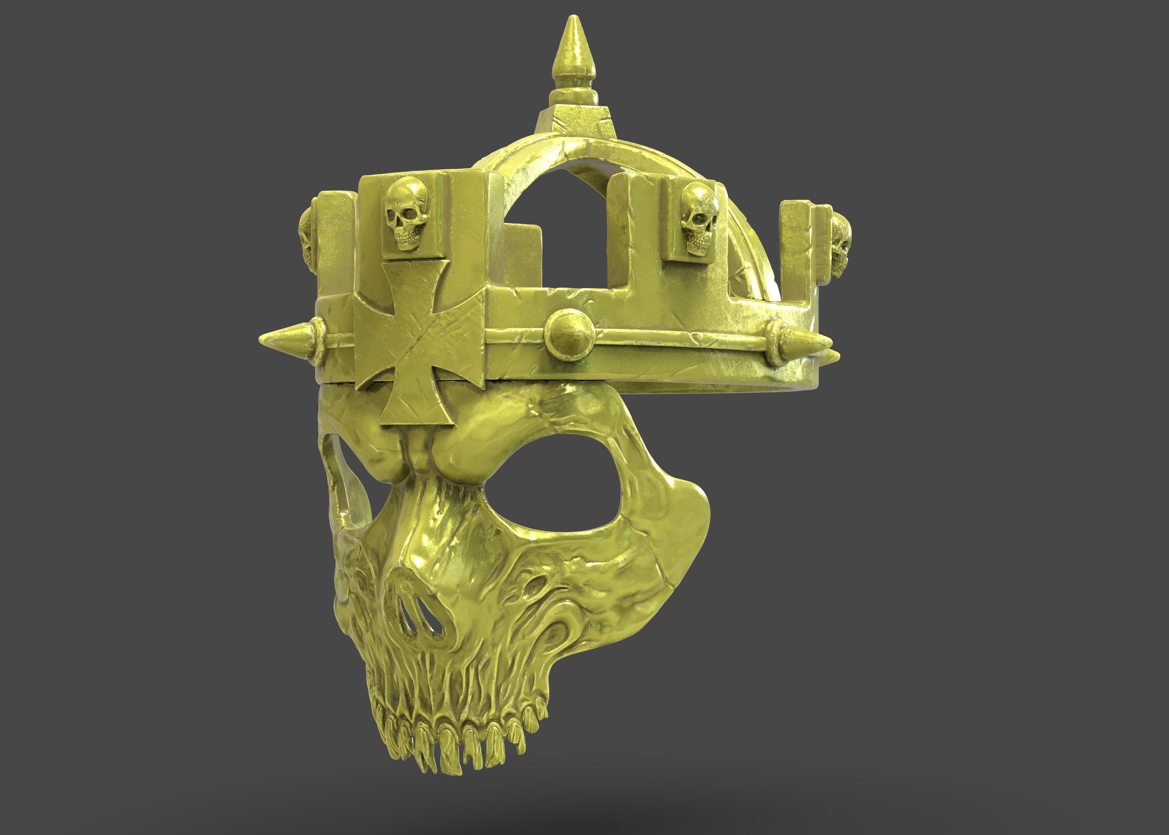 Triple H Skull Crown 3d model