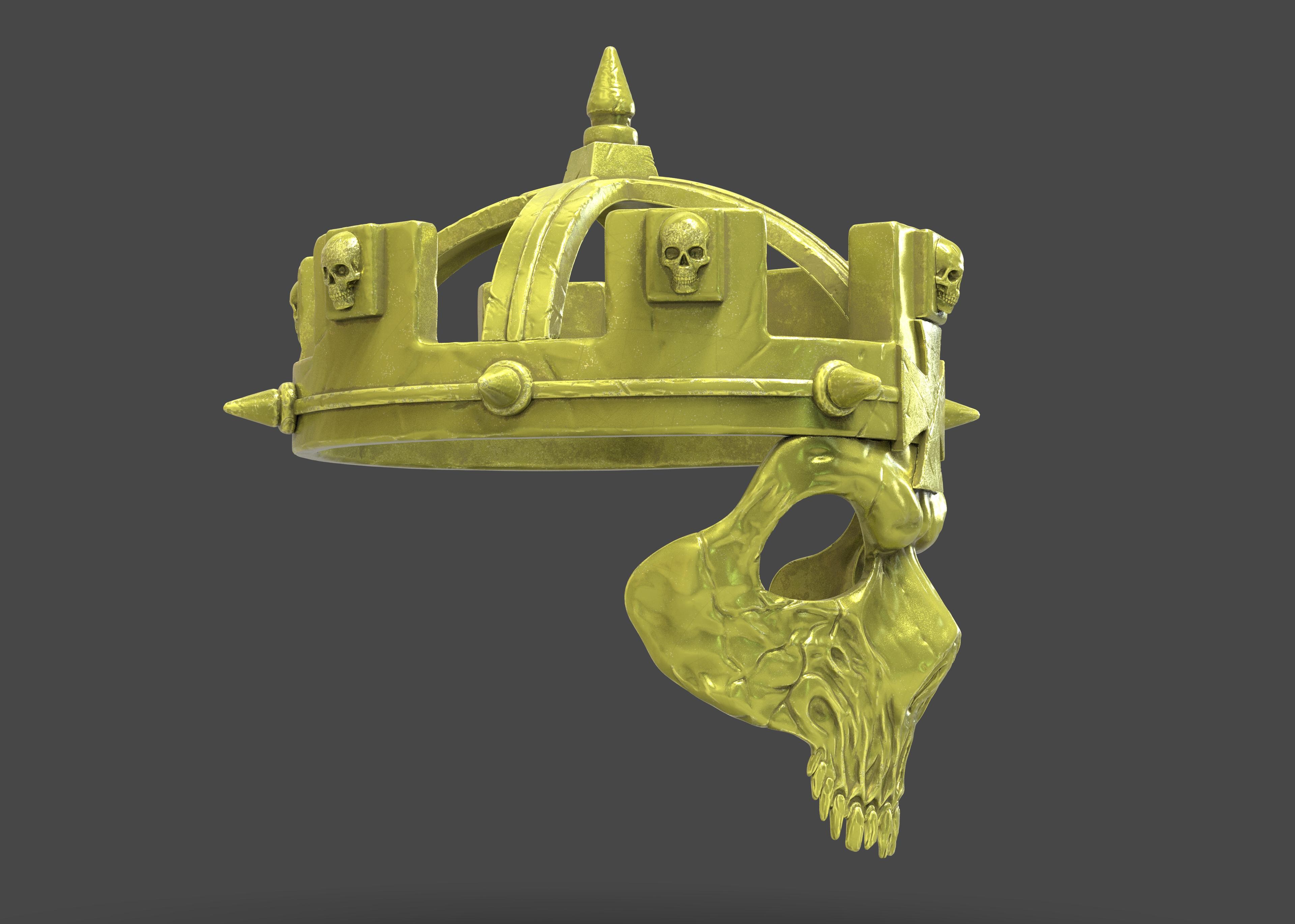 Triple H Skull Crown 3d model